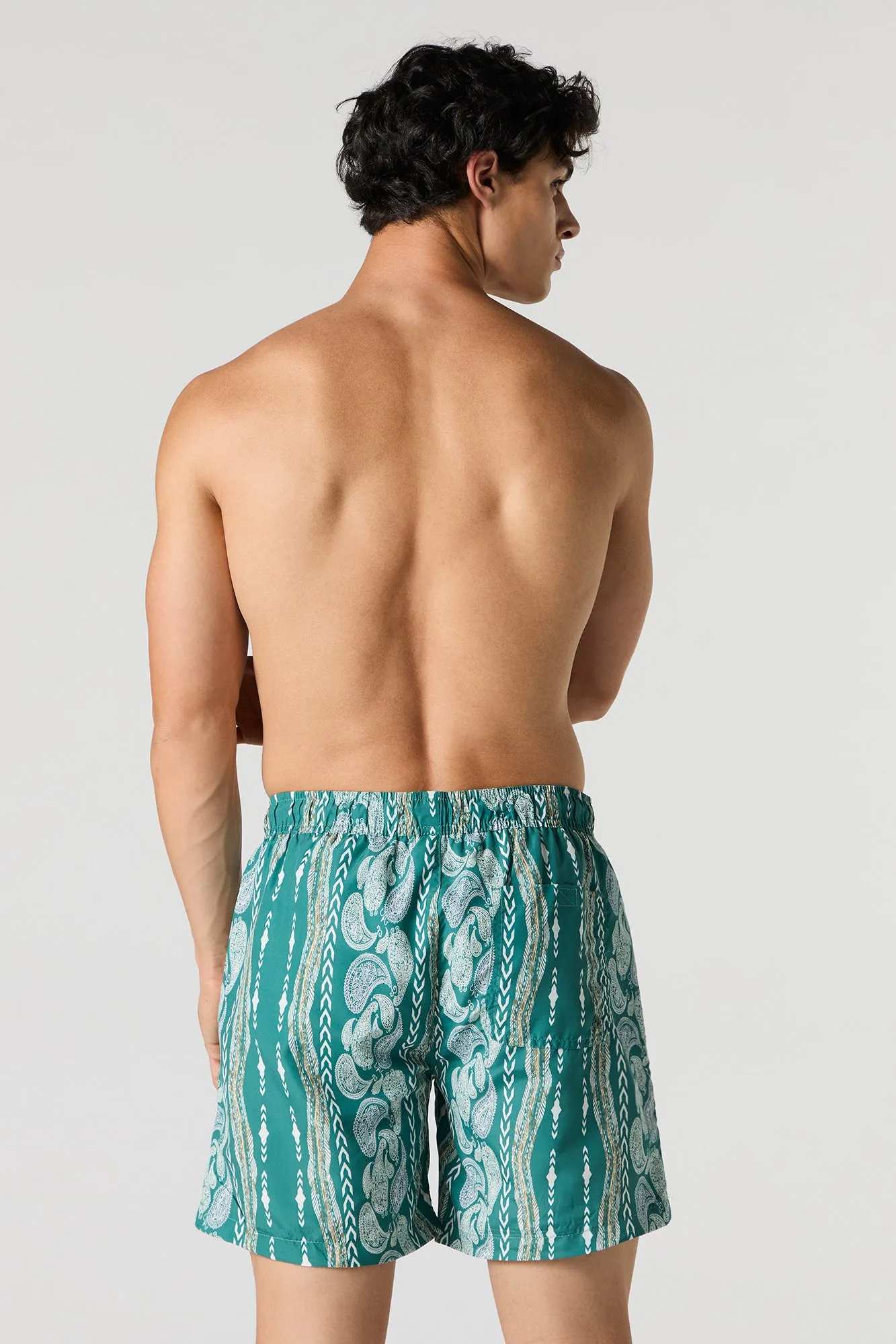 Paisley Print Board Short sold by Urban Planet product image thumbnail 2