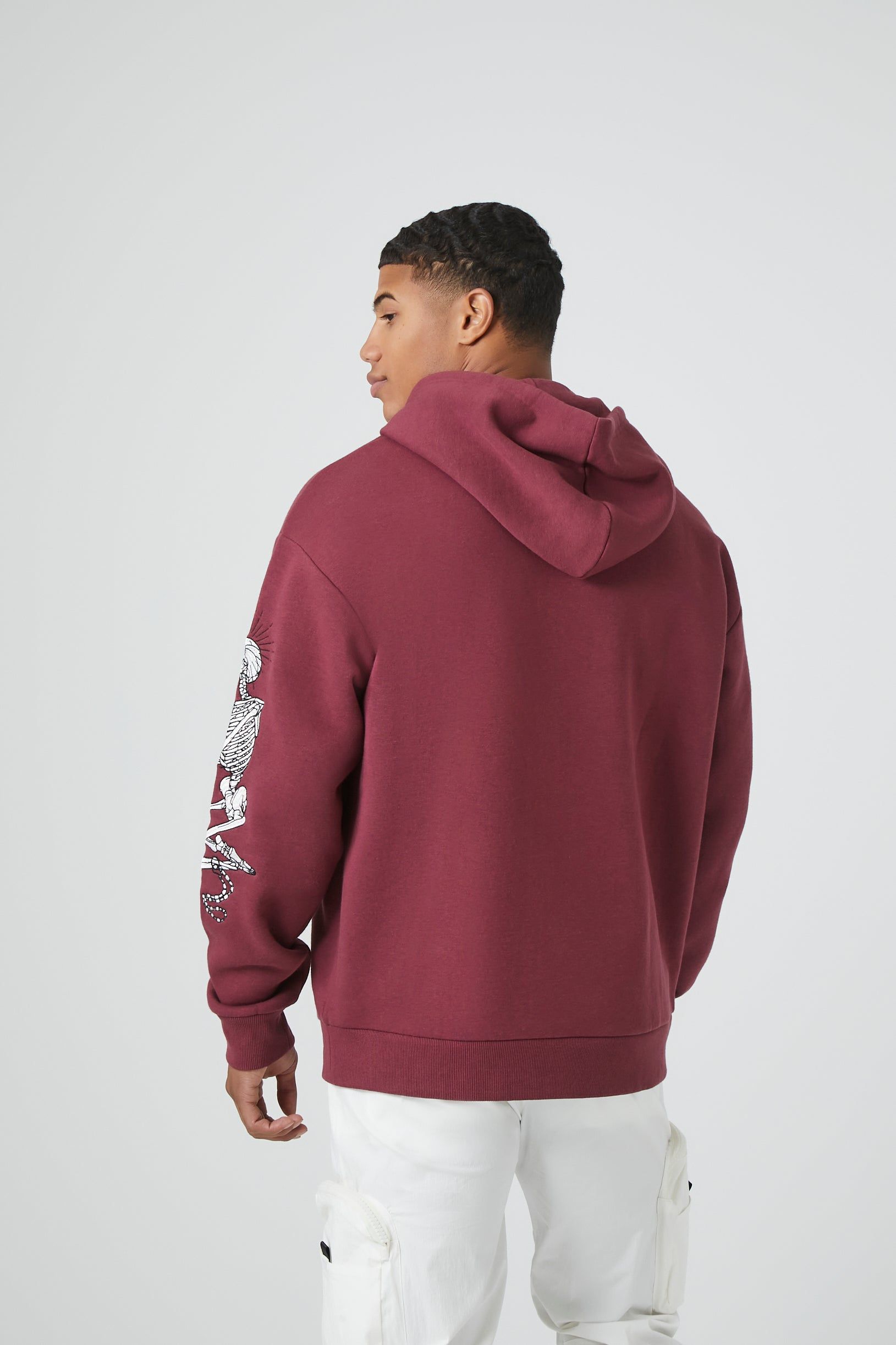 Haut à capuchon avec imprimé Squelette sold by Urban Planet product image thumbnail 2