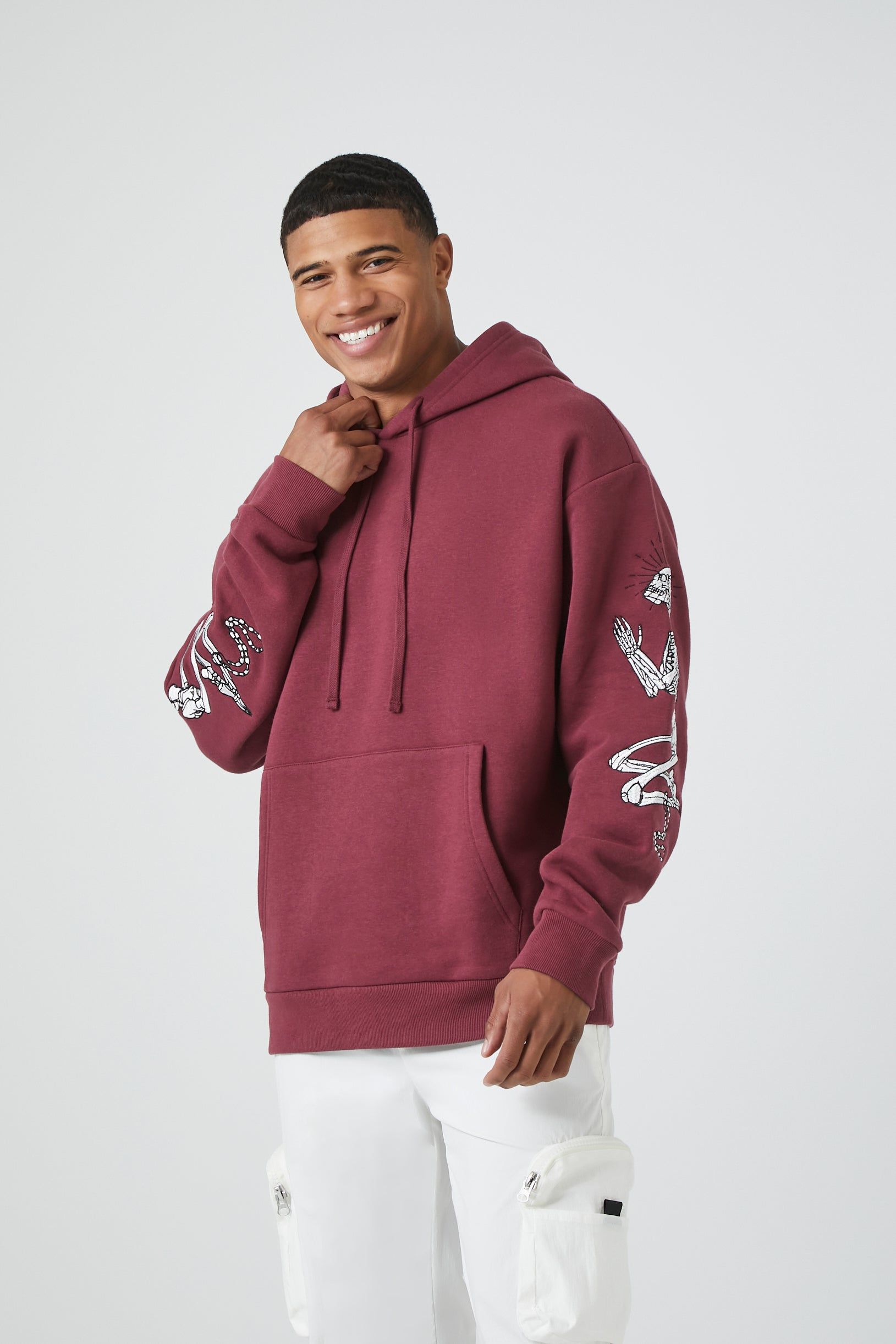 Haut à capuchon avec imprimé Squelette sold by Urban Planet