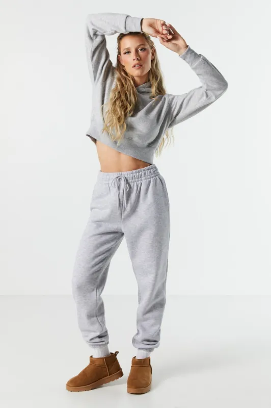 Fleece High Rise Jogger sold by Urban Planet