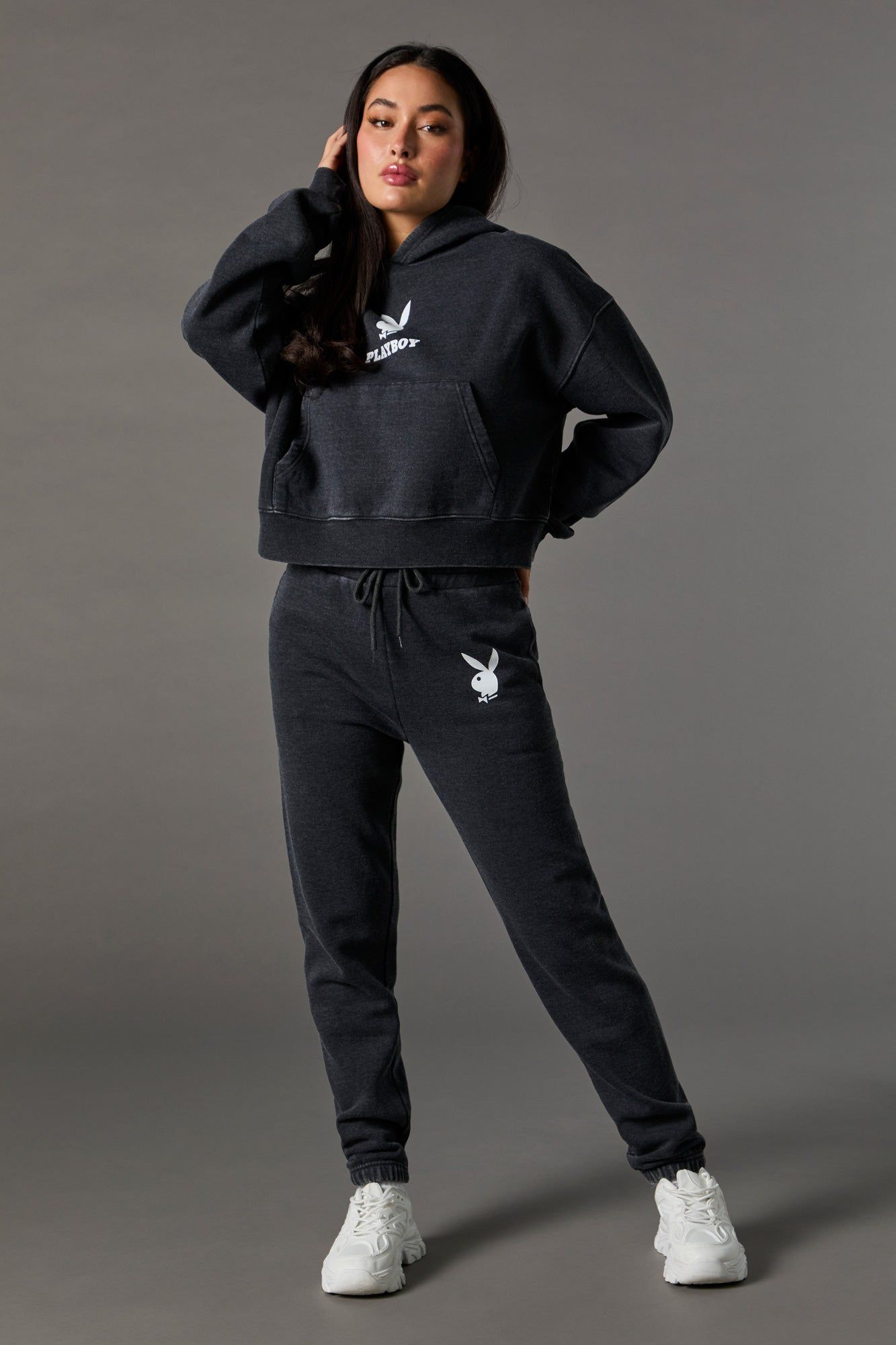 Playboy Bunny Graphic Washed Jogger sold by Urban Planet