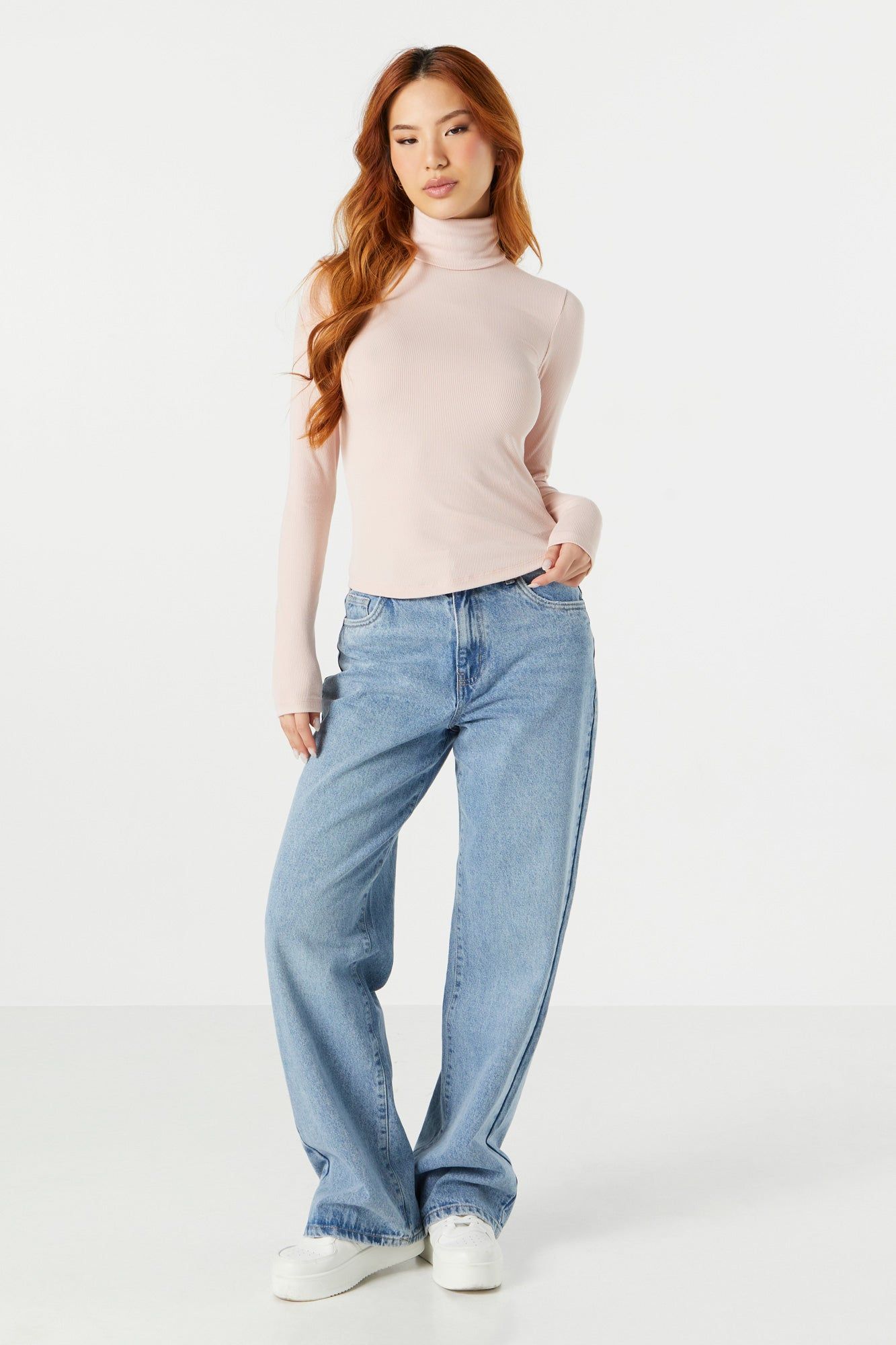 Col roulé côtelé à manches longues sold by Urban Planet product image thumbnail 12