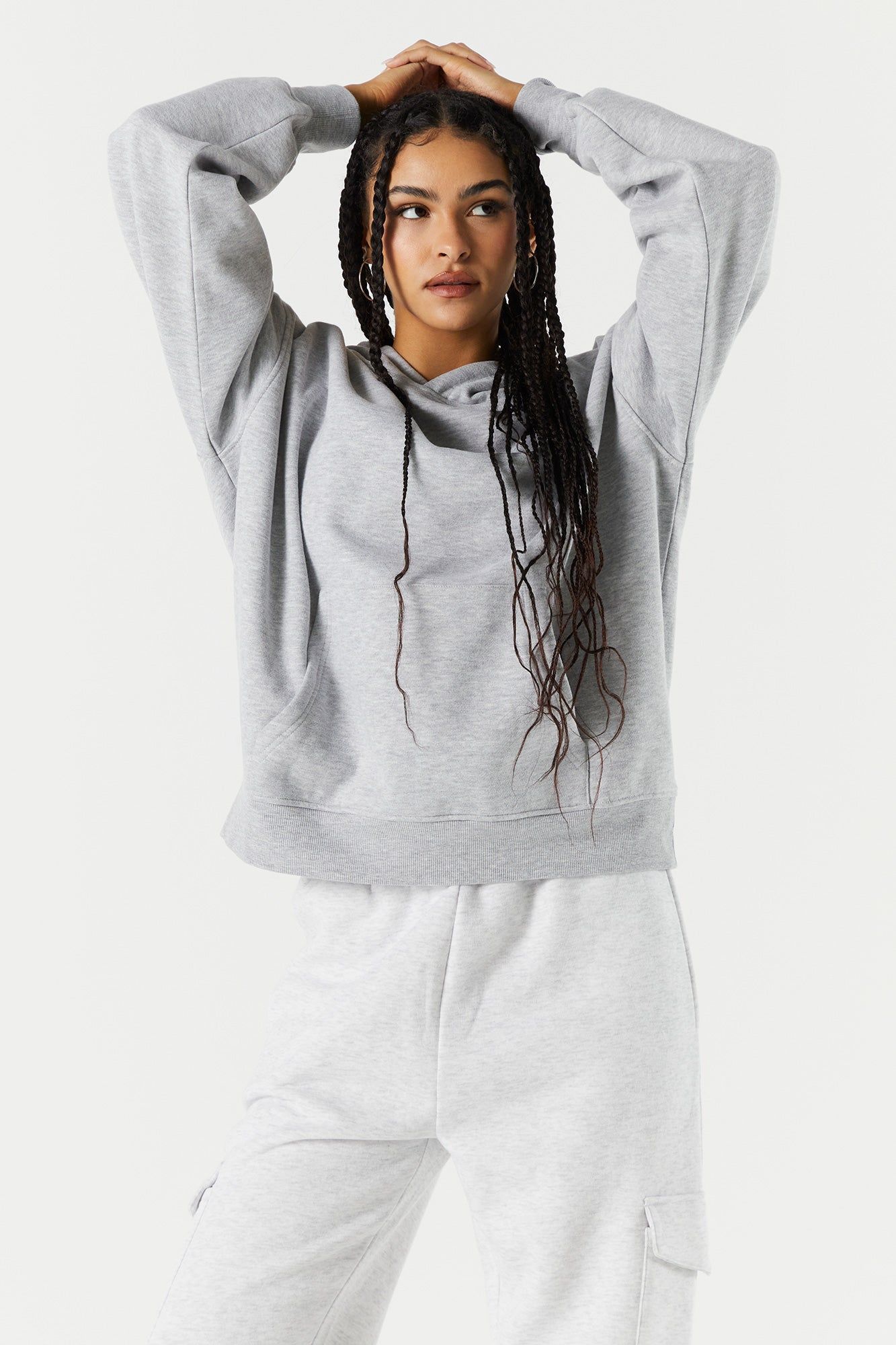 Haut surdimensionné à capuchon en molleton sold by Urban Planet