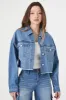Cropped Denim Jacket sold by Urban Planet