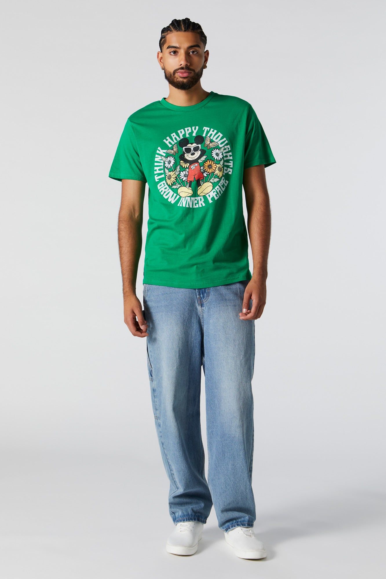 T-shirt à imprimé Mickey Happy Thoughts sold by Urban Planet product image thumbnail 3