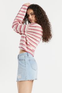 Haut boutonné crocheté rayé sold by Urban Planet