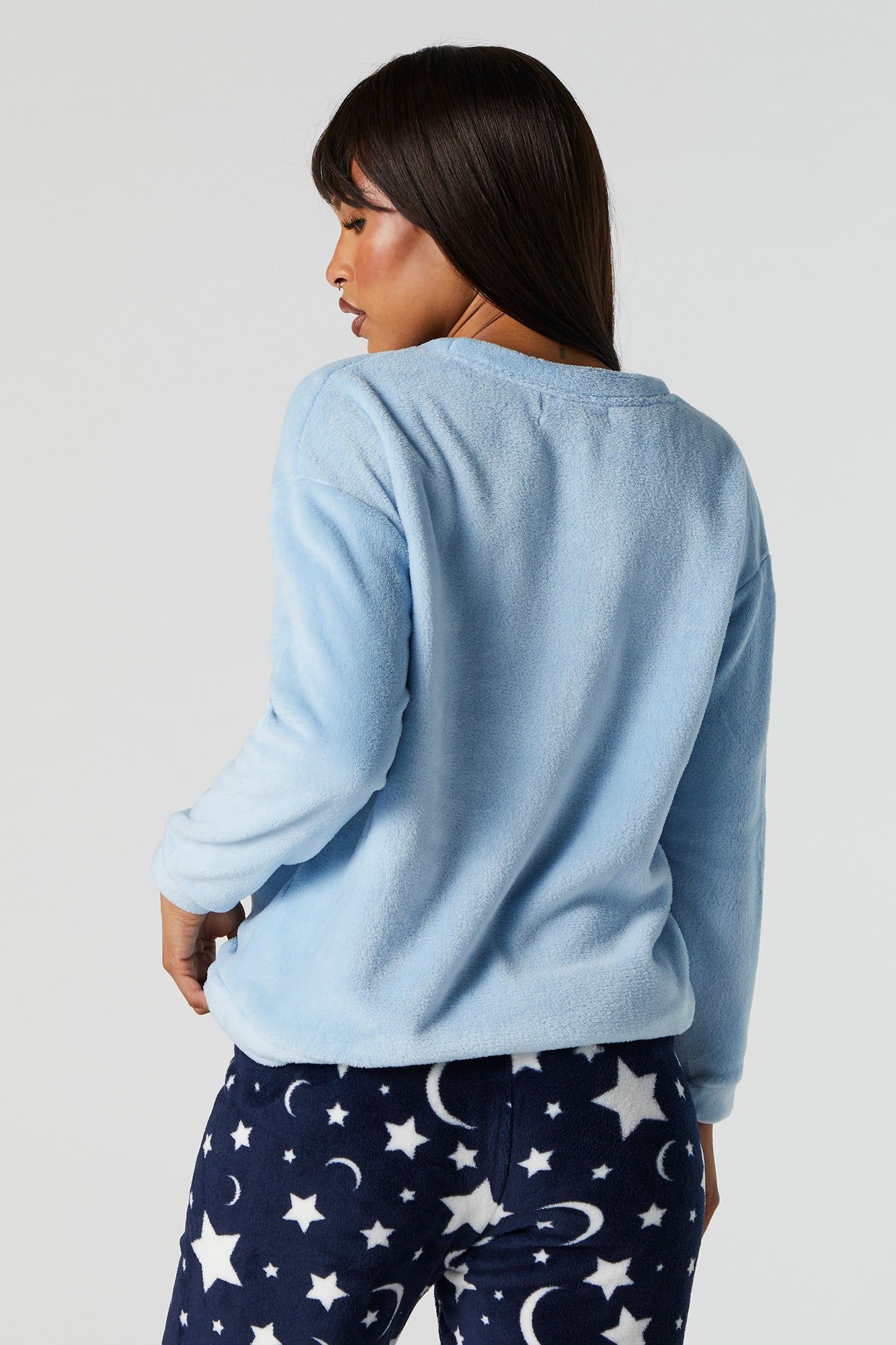 Plush In Your Dreams 2 Piece Pajama Set sold by Urban Planet product image thumbnail 4