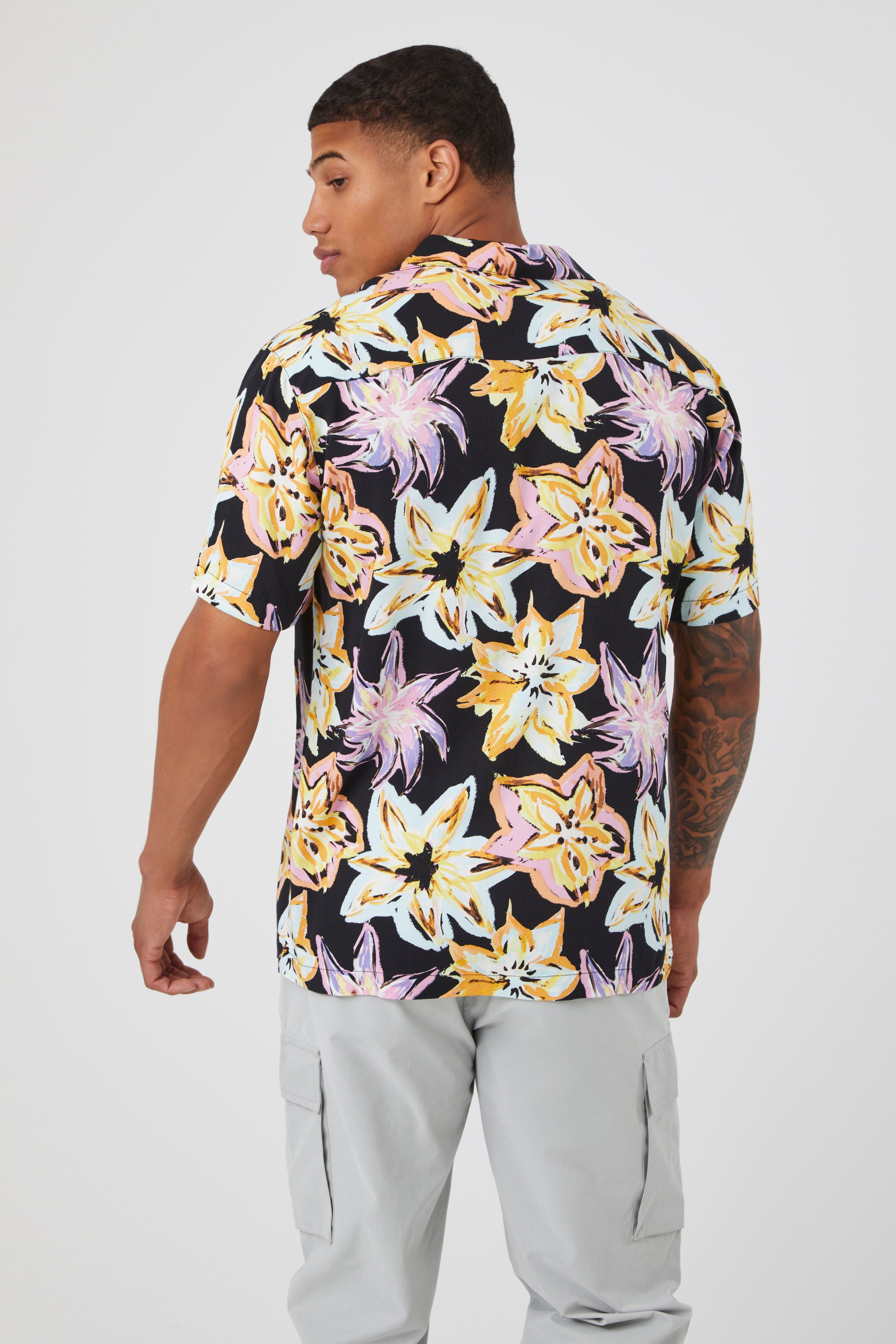 Floral Print Button-Up Top sold by Urban Planet product image thumbnail 3