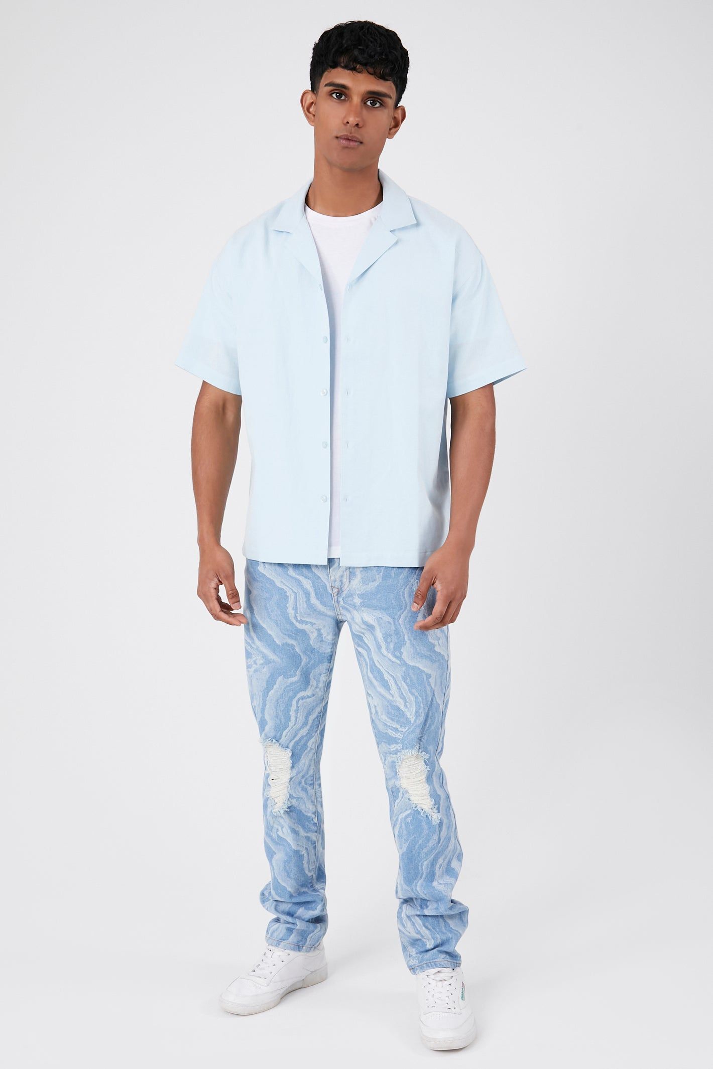 Cotton-Blend Button-Up Top sold by Urban Planet product image thumbnail 14