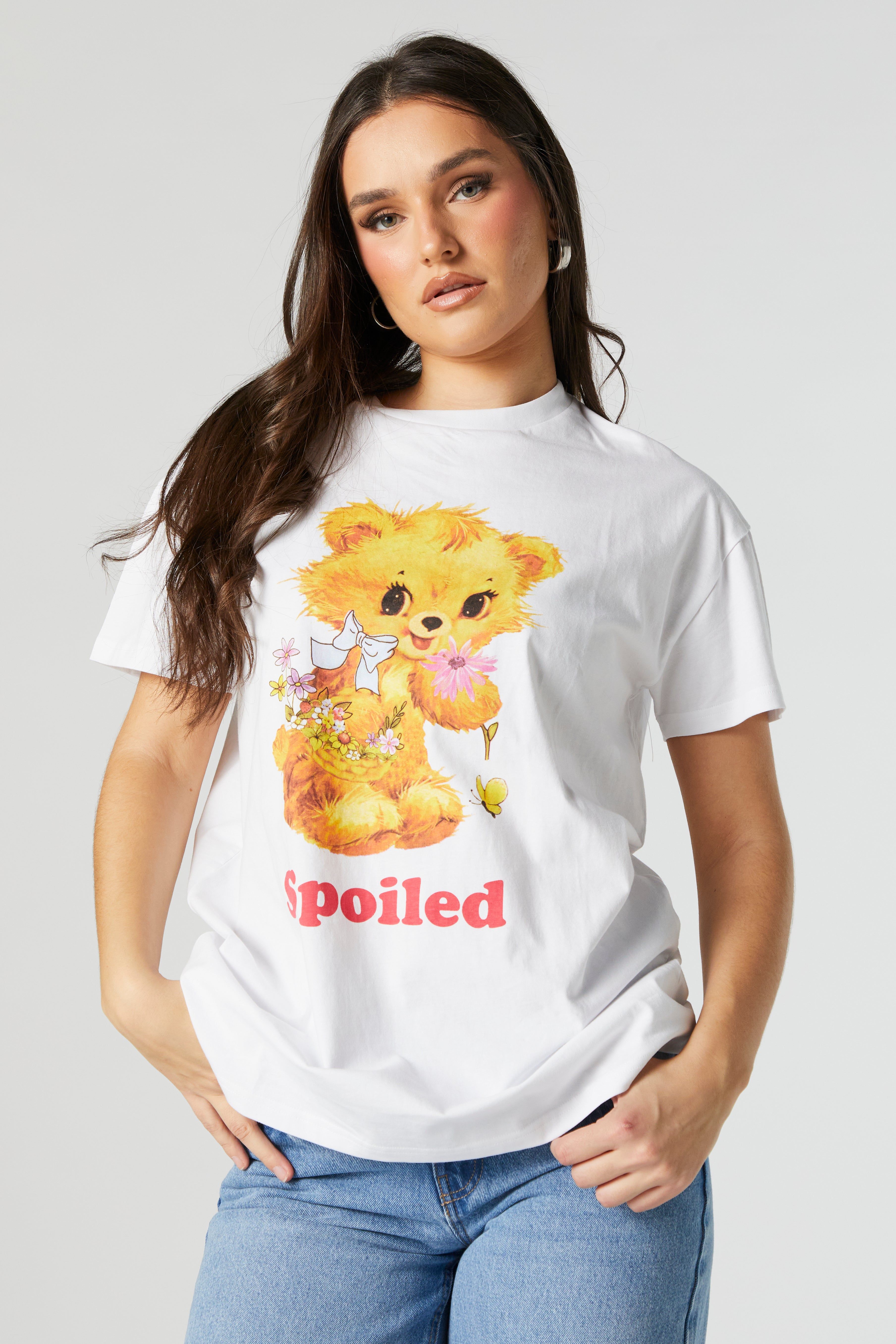 Spoiled Teddy Oversized Graphic T-Shirt sold by Urban Planet