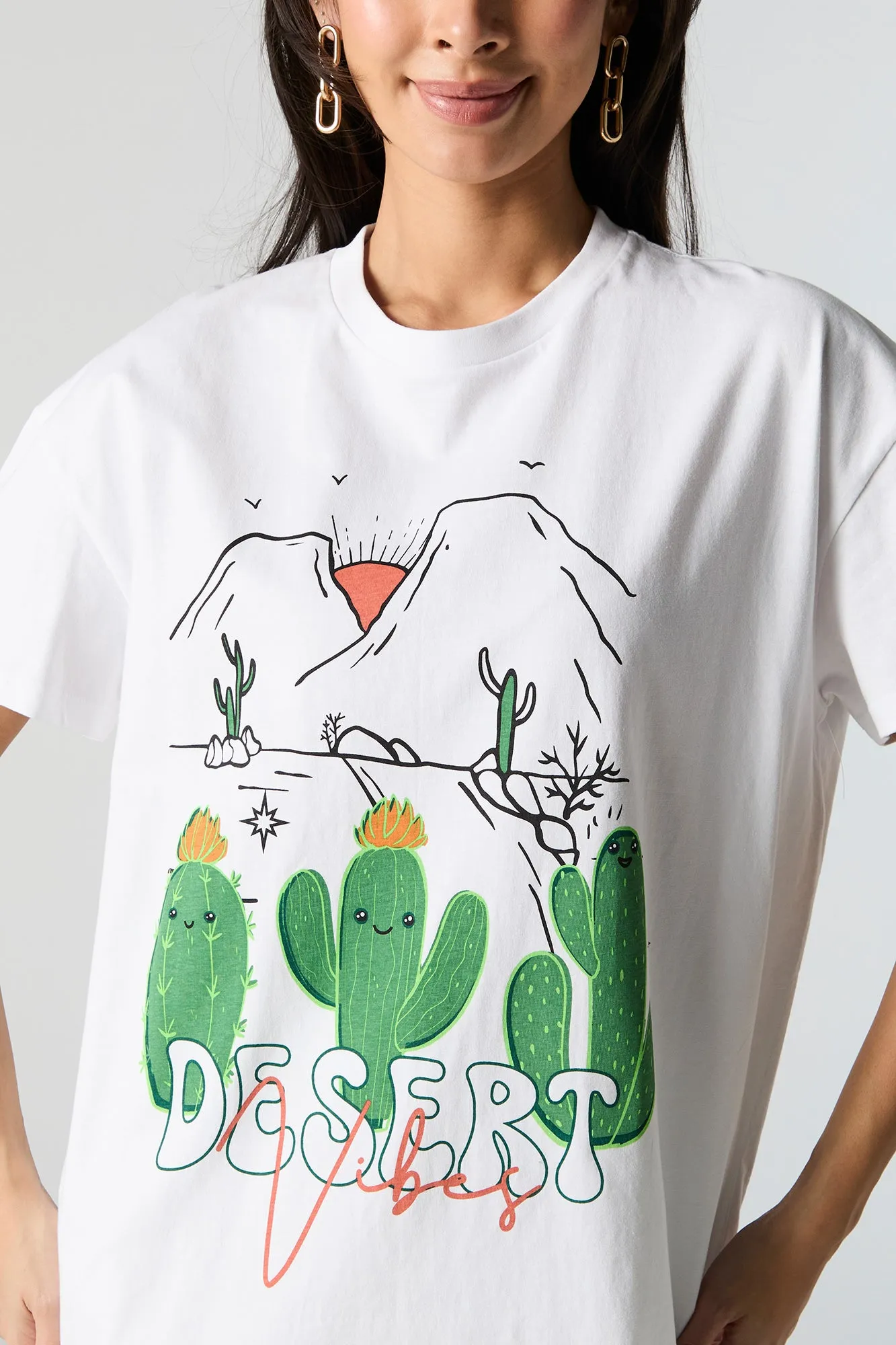 Desert Vibes Graphic T-Shirt sold by Urban Planet product image thumbnail 2