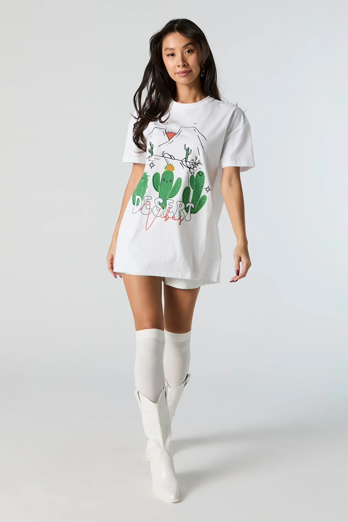 Desert Vibes Graphic T-Shirt sold by Urban Planet product image thumbnail 3