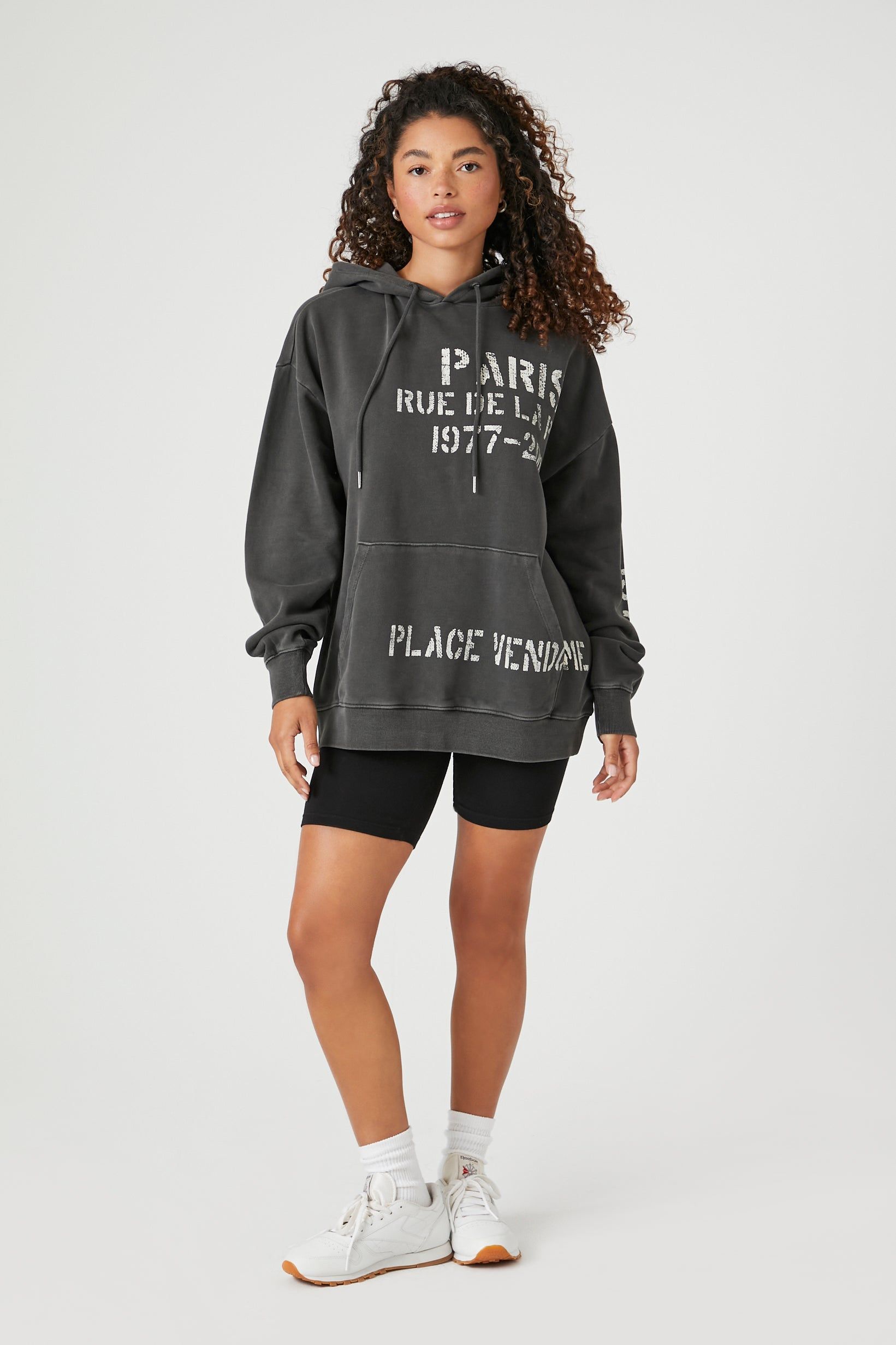 Fleece Paris Graphic Hoodie sold by Urban Planet product image thumbnail 4