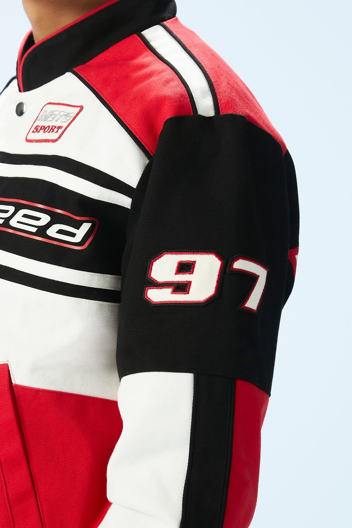 Blouson aviateur à imprimé Racing Club sold by Urban Planet product image thumbnail 3