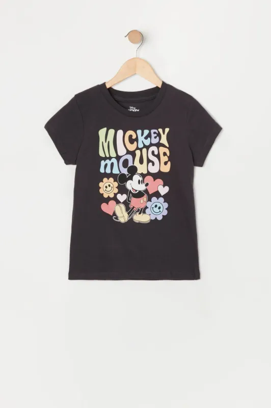 Girls Mickey Mouse Graphic T-Shirt sold by Urban Planet