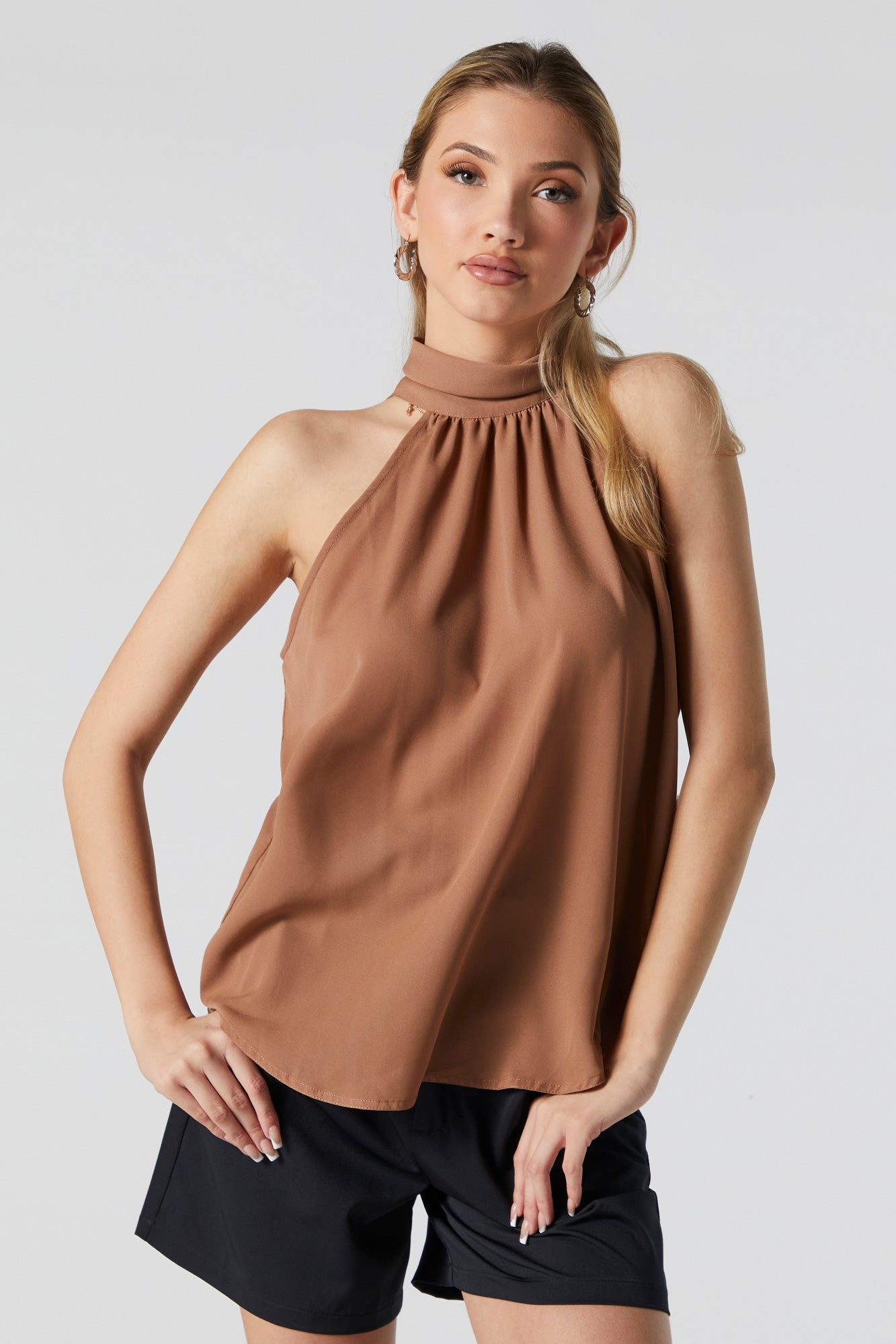 Halter Neck Sleeveless Top sold by Urban Planet product image thumbnail 4