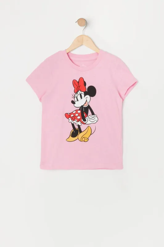 Girls Minnie Mouse Graphic T-Shirt sold by Urban Planet