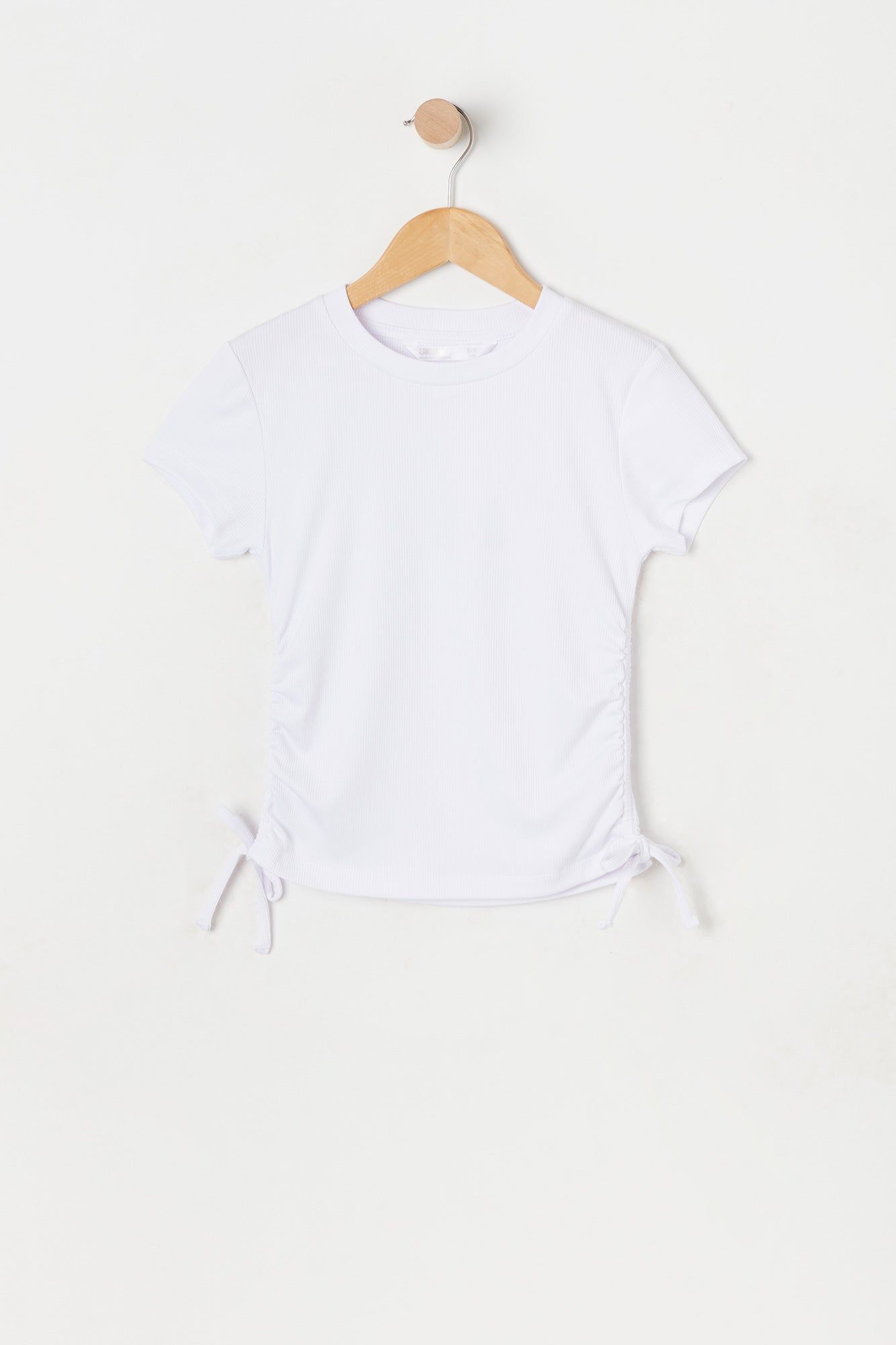 Girls Ribbed Side Cinched Top sold by Urban Planet product image thumbnail 5