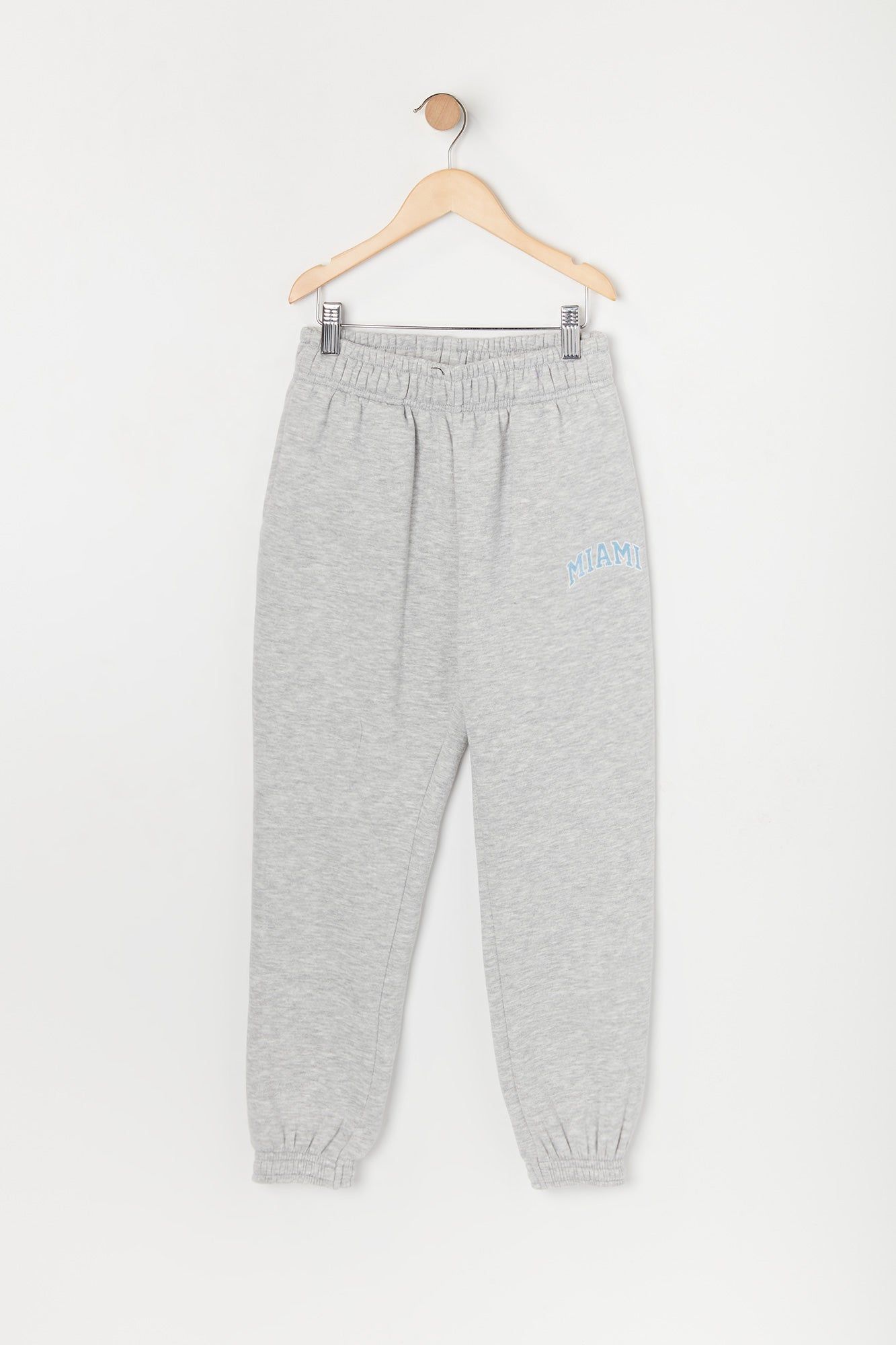 Girls Miami Embroidered Fleece Jogger sold by Urban Planet
