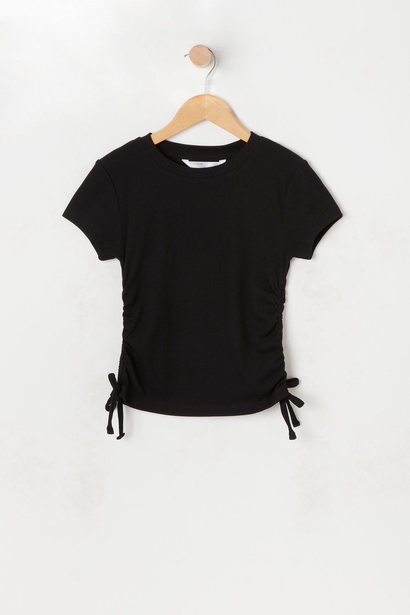 Girls Ribbed Side Cinched Top sold by Urban Planet product image thumbnail 3