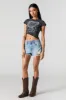 American Tour Graphic Cropped T-Shirt sold by Urban Planet