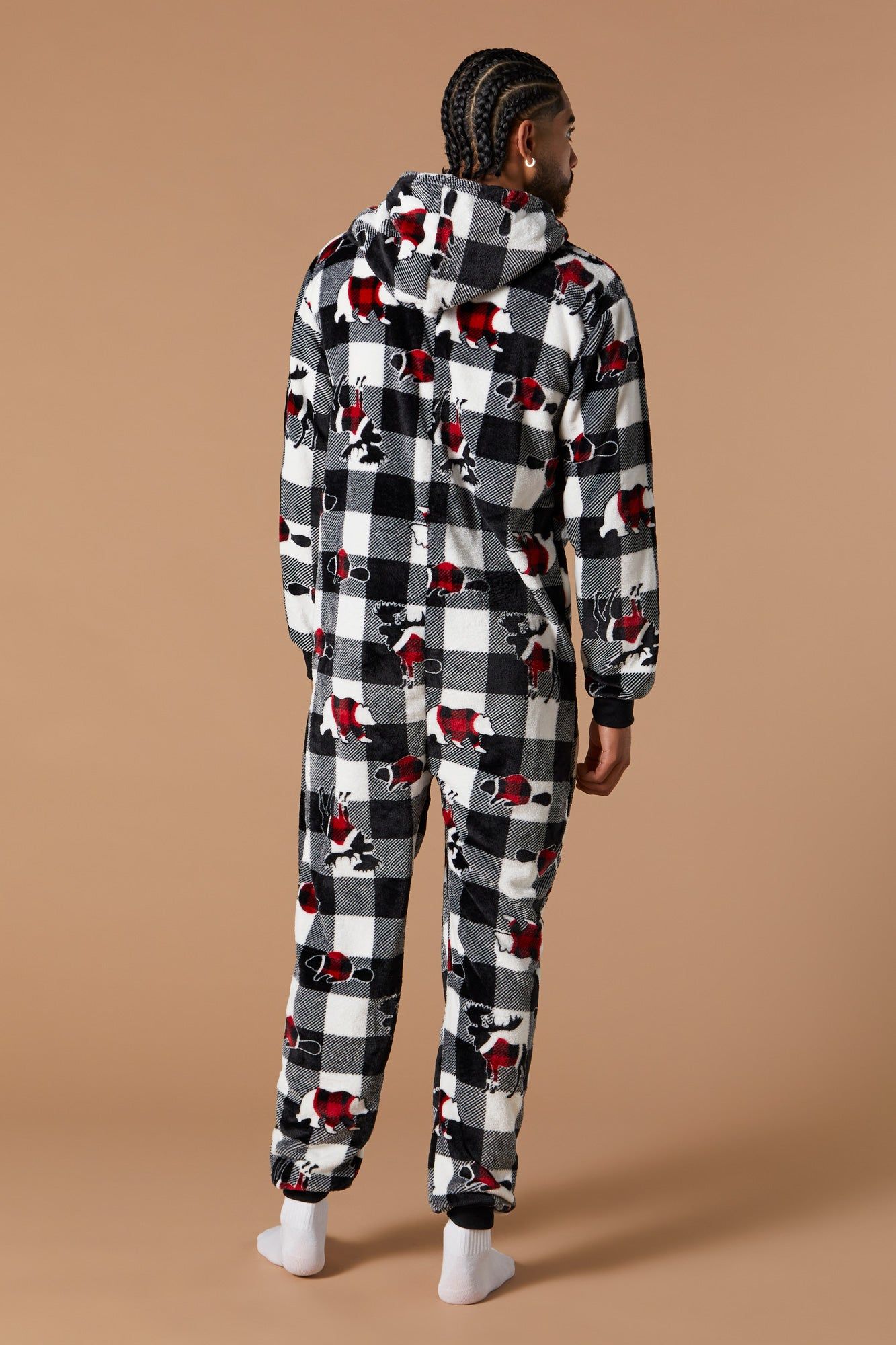 Unisex Fammy Jammies Plush Onesie sold by Urban Planet product image thumbnail 2