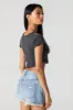 American Tour Graphic Cropped T-Shirt sold by Urban Planet