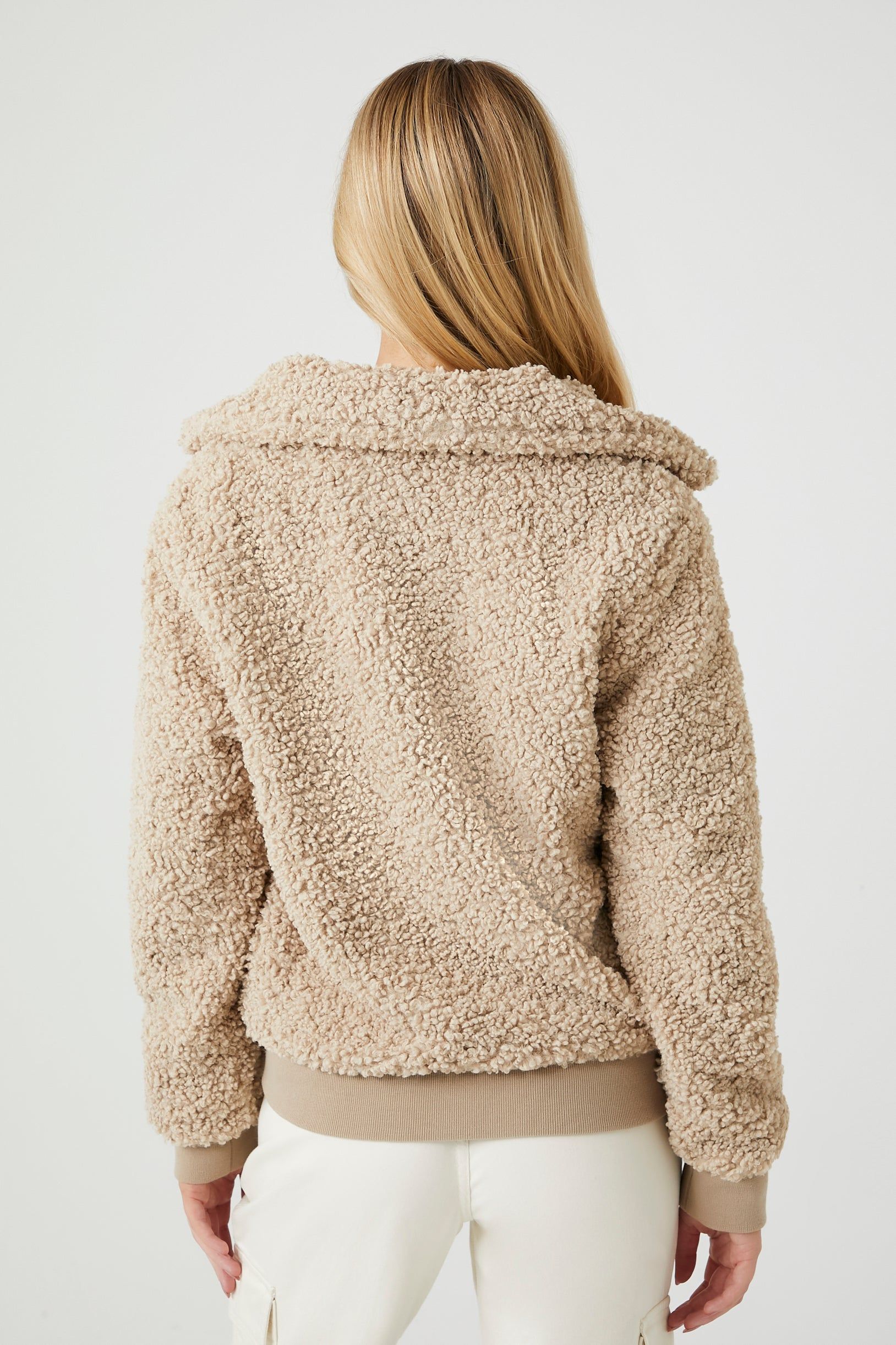 Blouson en Sherpa avec fermeture à glissière sold by Urban Planet product image thumbnail 2