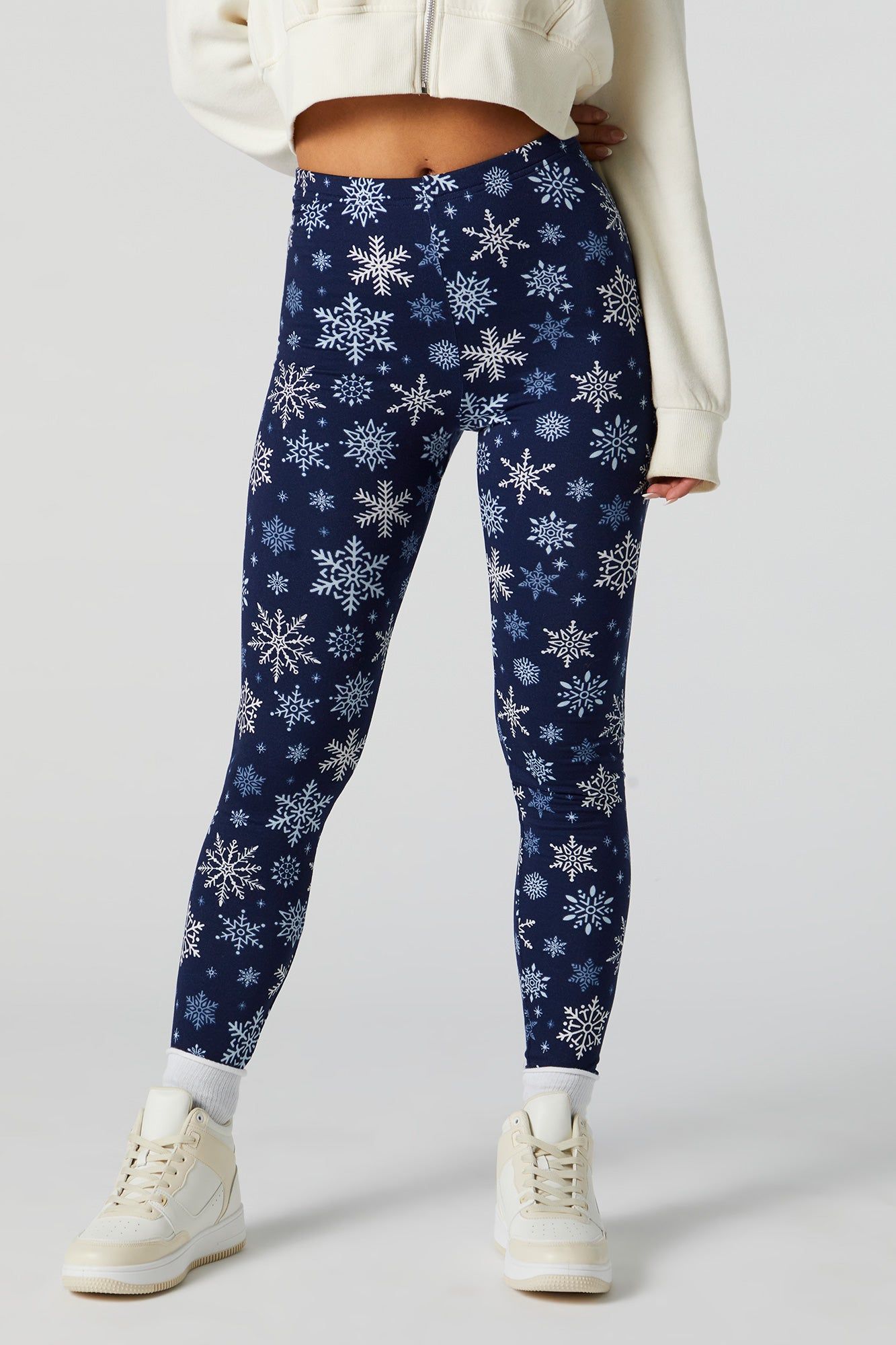 Legging en molleton à imprimé Flocon bleu sold by Urban Planet product image thumbnail 2