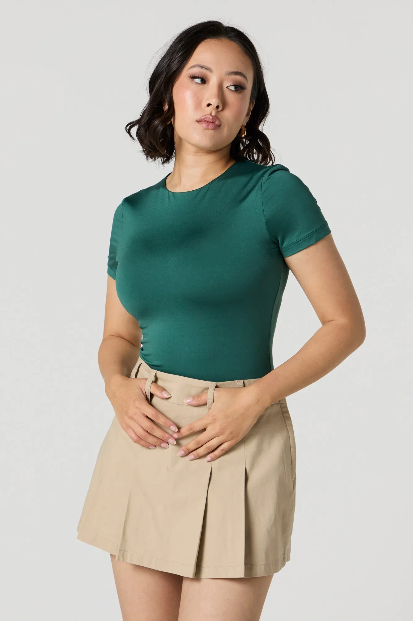 Contour Crewneck Short Sleeve Bodysuit sold by Urban Planet product image thumbnail 5