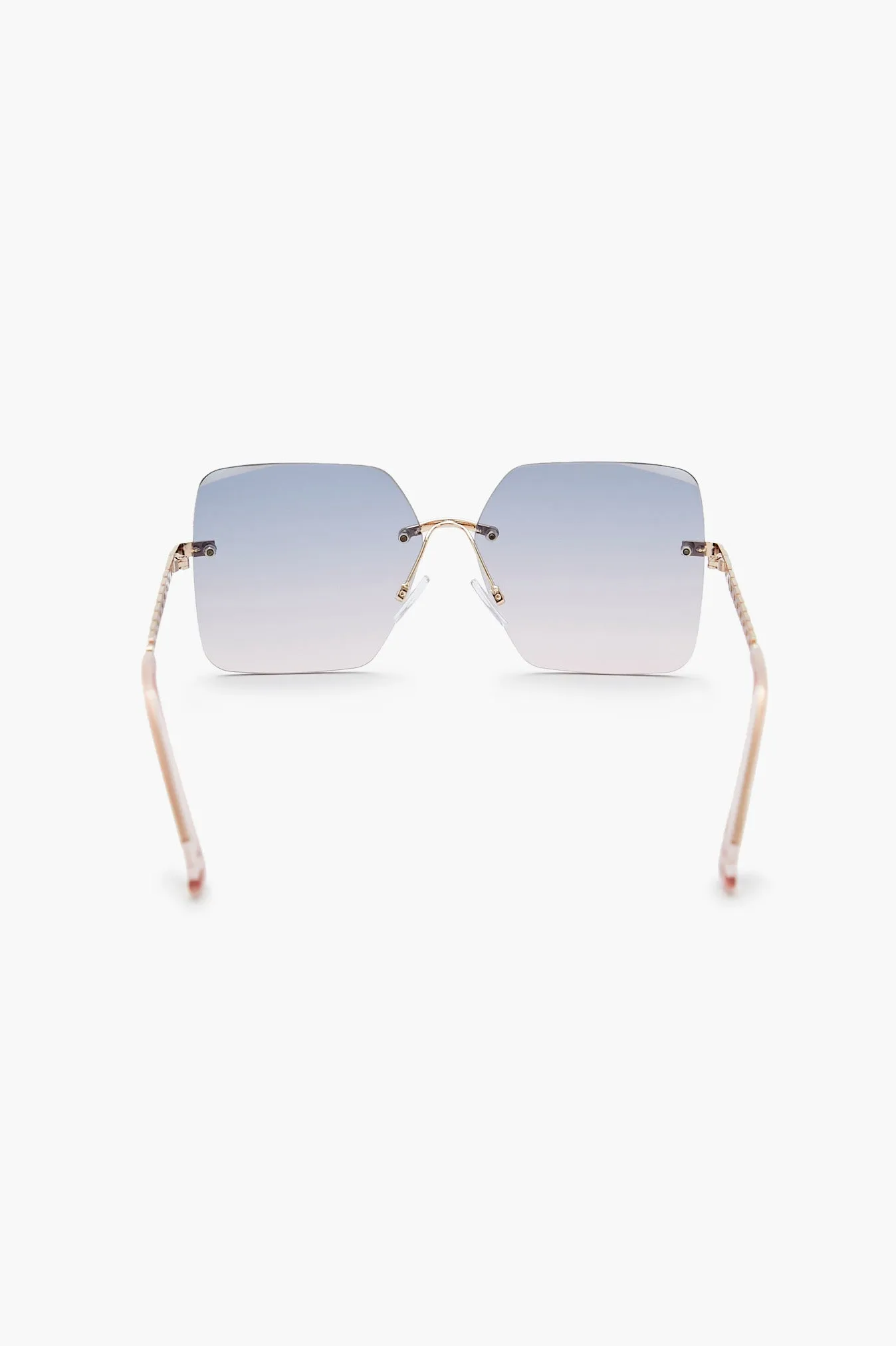 Rimless Square Sunglasses sold by Urban Planet product image thumbnail 4