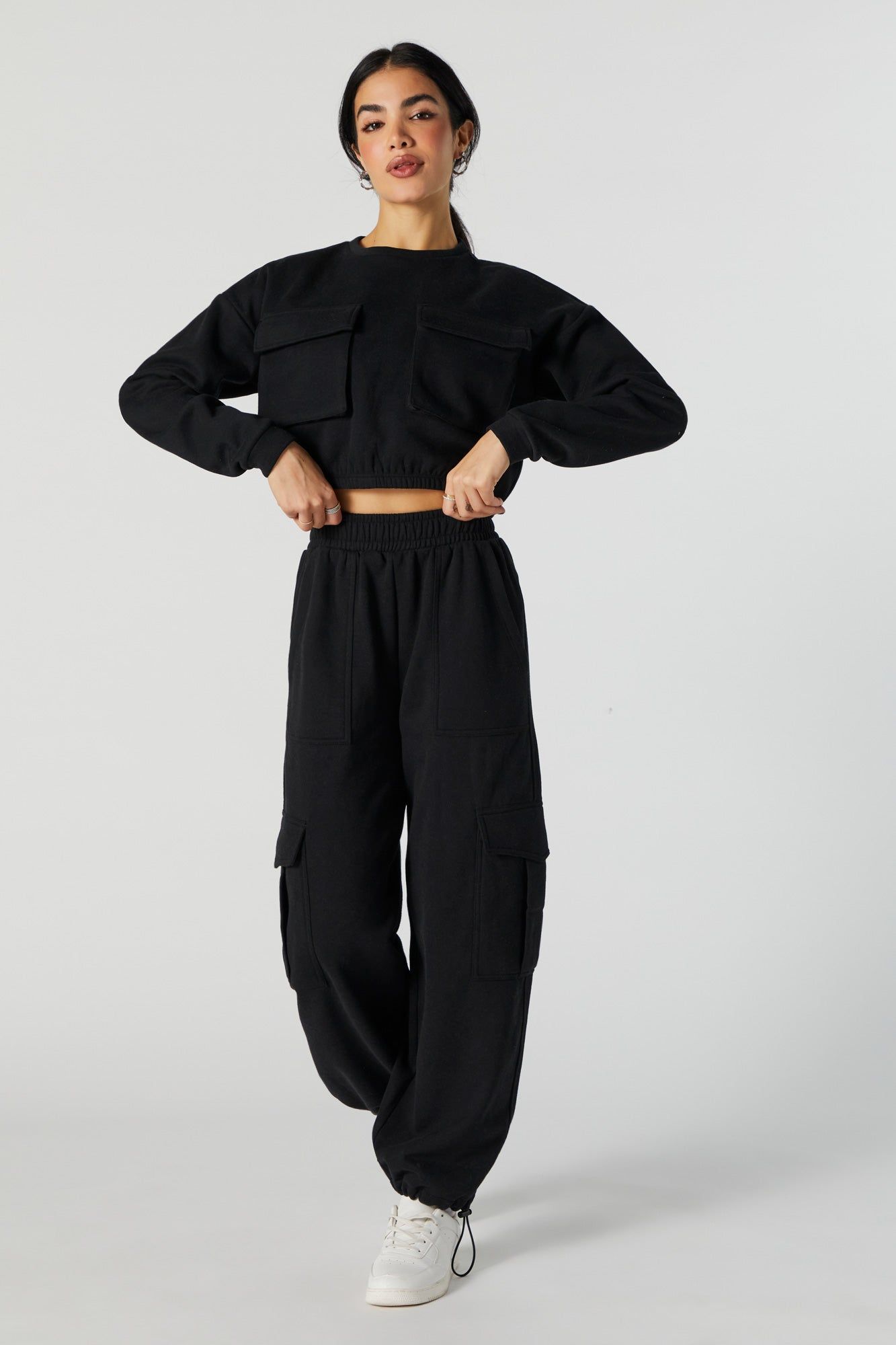Jogger cargo en molleton sold by Urban Planet product image thumbnail 5