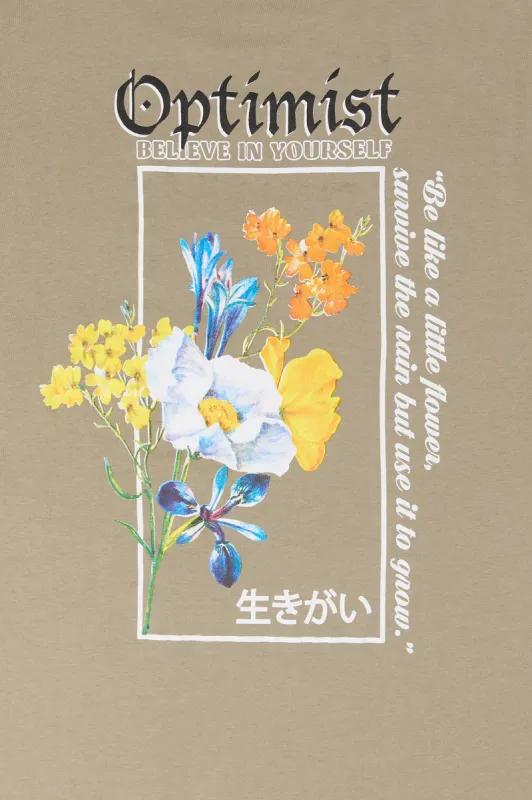 Optimist Graphic T-Shirt sold by Urban Planet