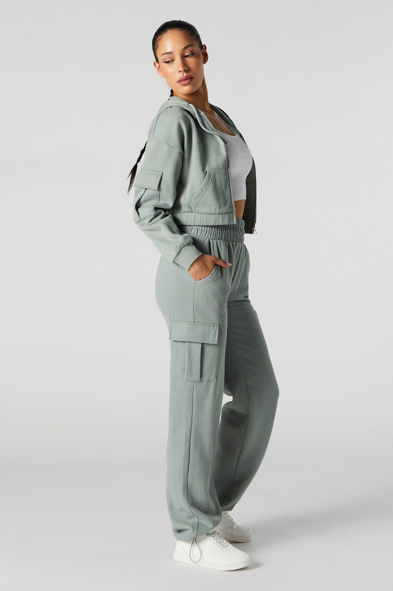 Jogger cargo en molleton sold by Urban Planet product image thumbnail 2