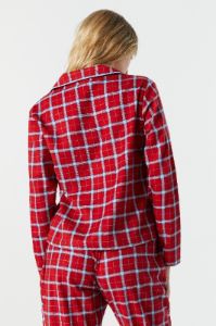 Haut de pyjama à manches longues en flanelle à carreaux sold by Urban Planet