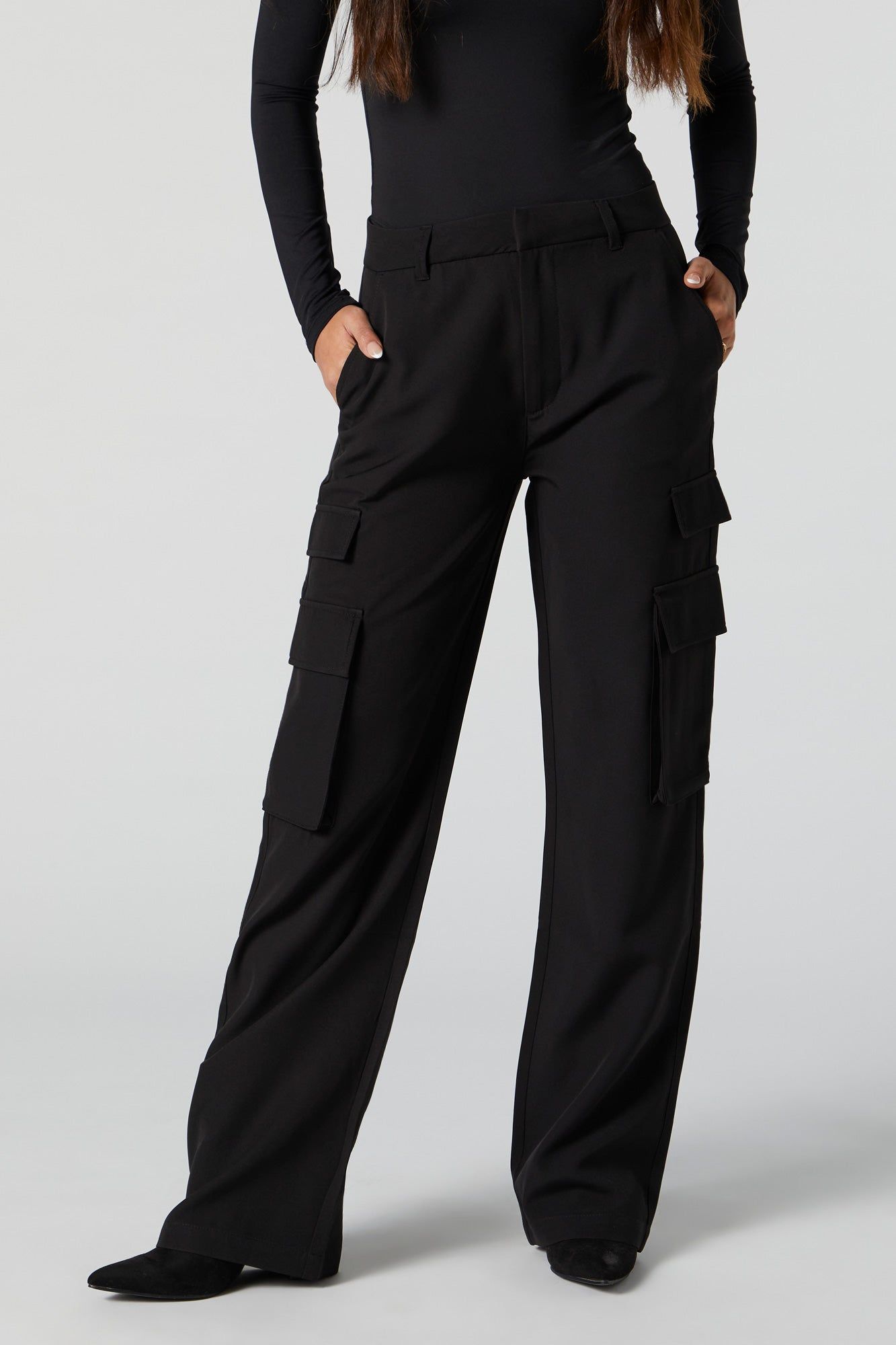 Pantalon habillé avec poches cargo sold by Urban Planet product image thumbnail 2