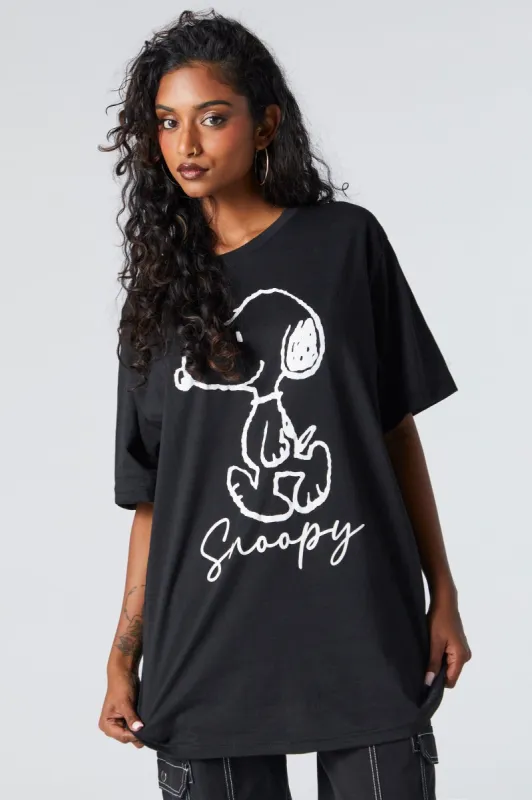 Snoopy Graphic Boyfriend T-Shirt sold by Urban Planet