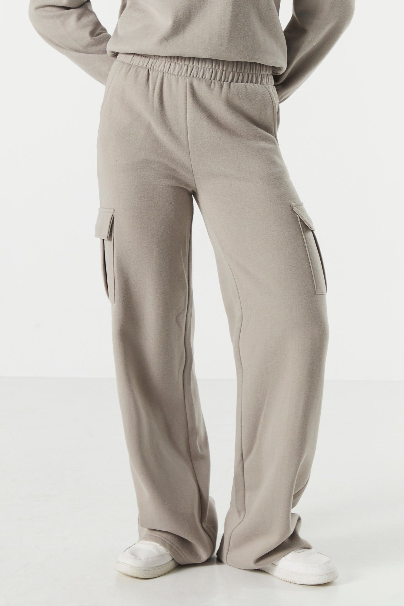 Fleece Cargo Wide Leg Pant sold by Urban Planet product image thumbnail 10