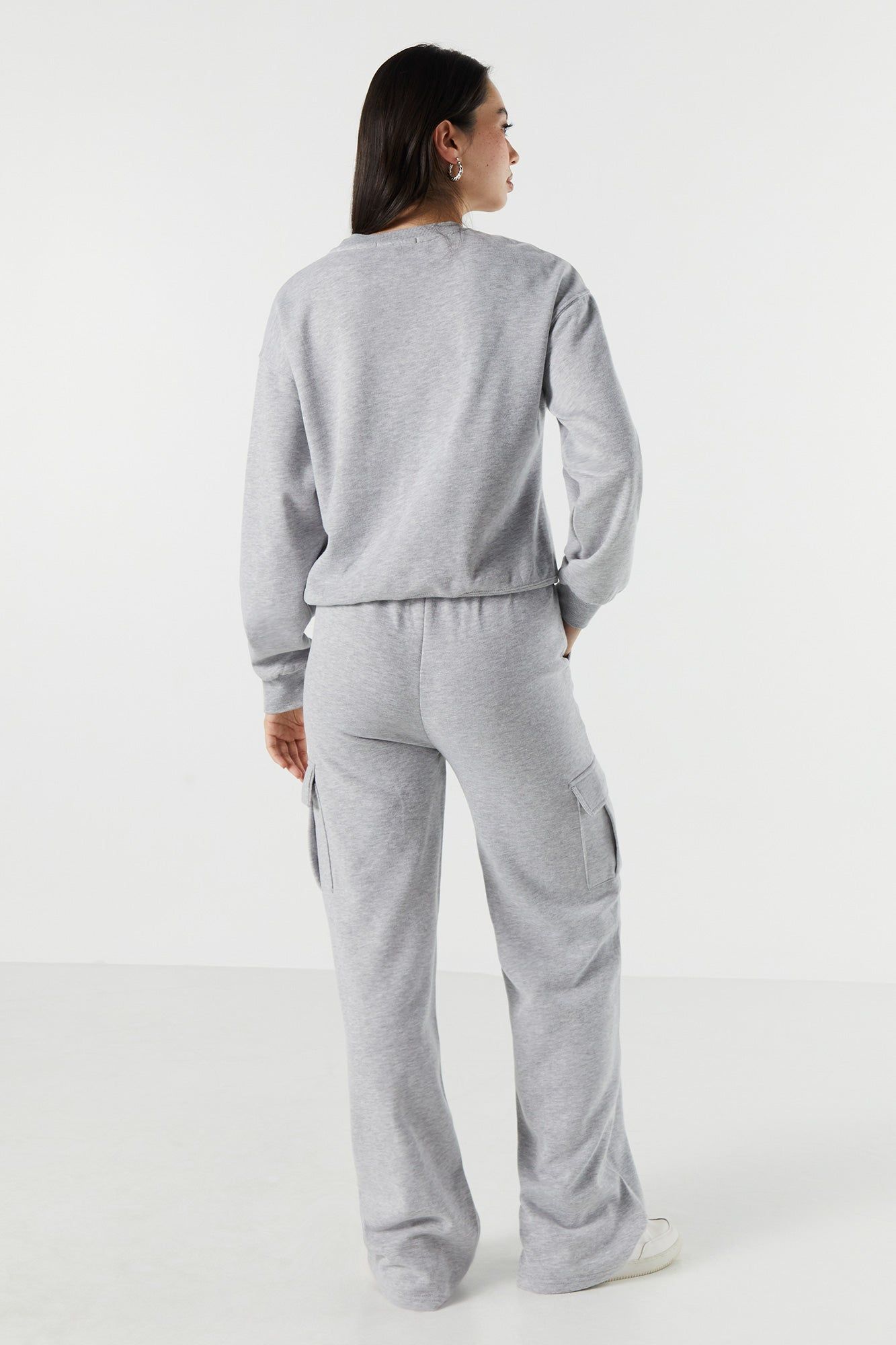 Fleece Cargo Wide Leg Pant sold by Urban Planet product image thumbnail 9