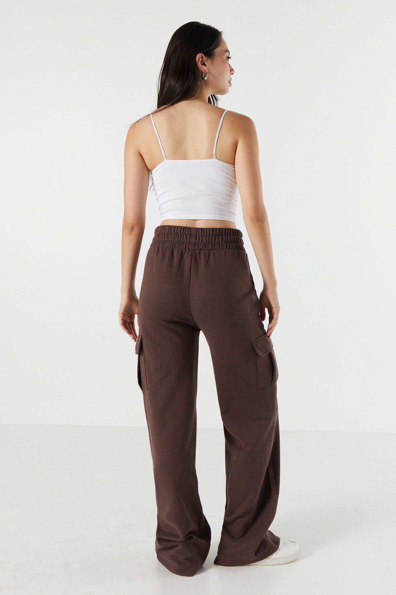 Fleece Cargo Wide Leg Pant sold by Urban Planet product image thumbnail 14
