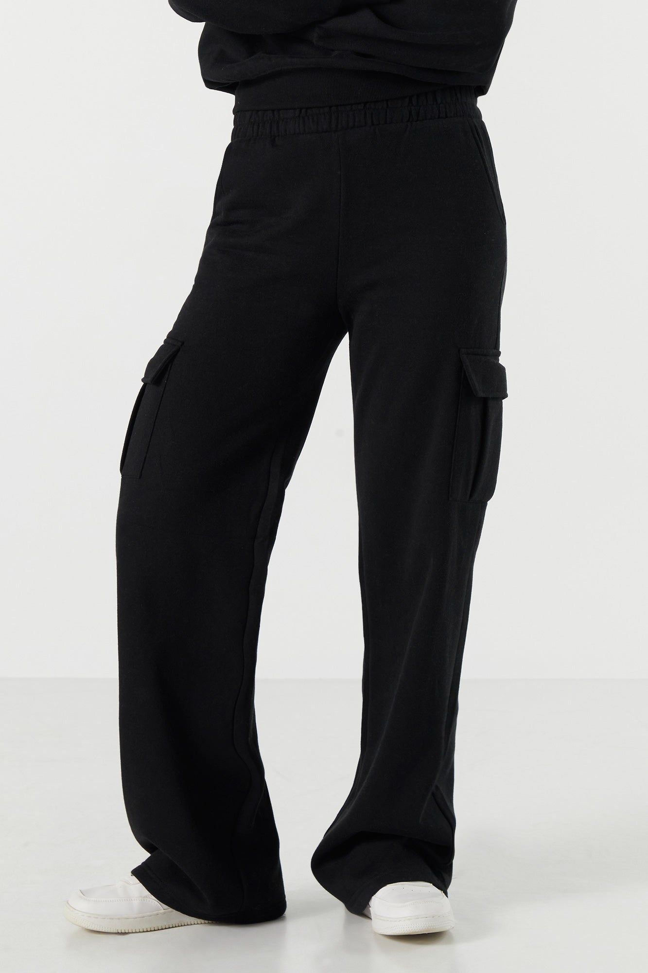 Fleece Cargo Wide Leg Pant sold by Urban Planet product image thumbnail 5