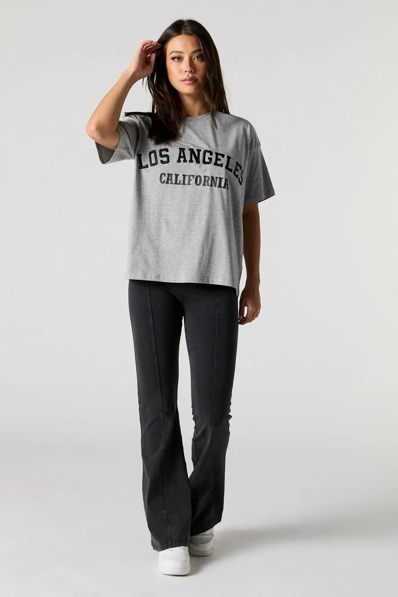 T-shirt avec motif brodé Los Angeles sold by Urban Planet product image thumbnail 2