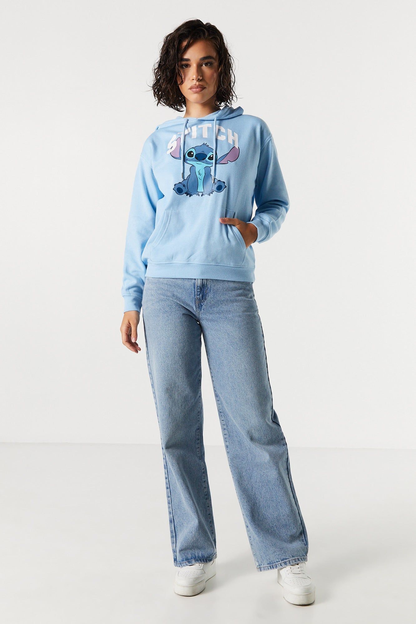 Fleece Stitch Graphic Hoodie sold by Urban Planet product image thumbnail 3