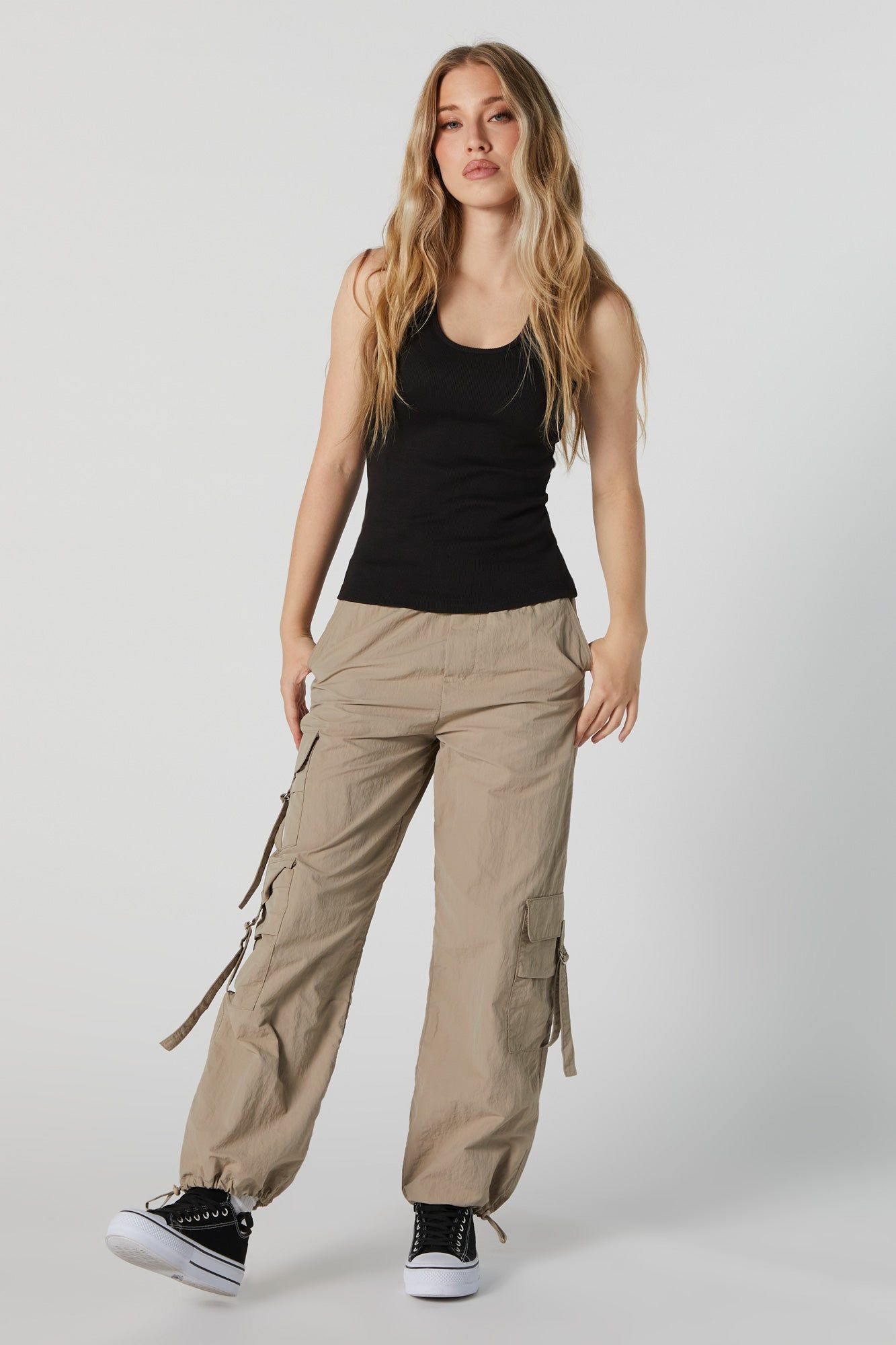 Ribbed Scoop Neck Tank sold by Urban Planet product image thumbnail 3