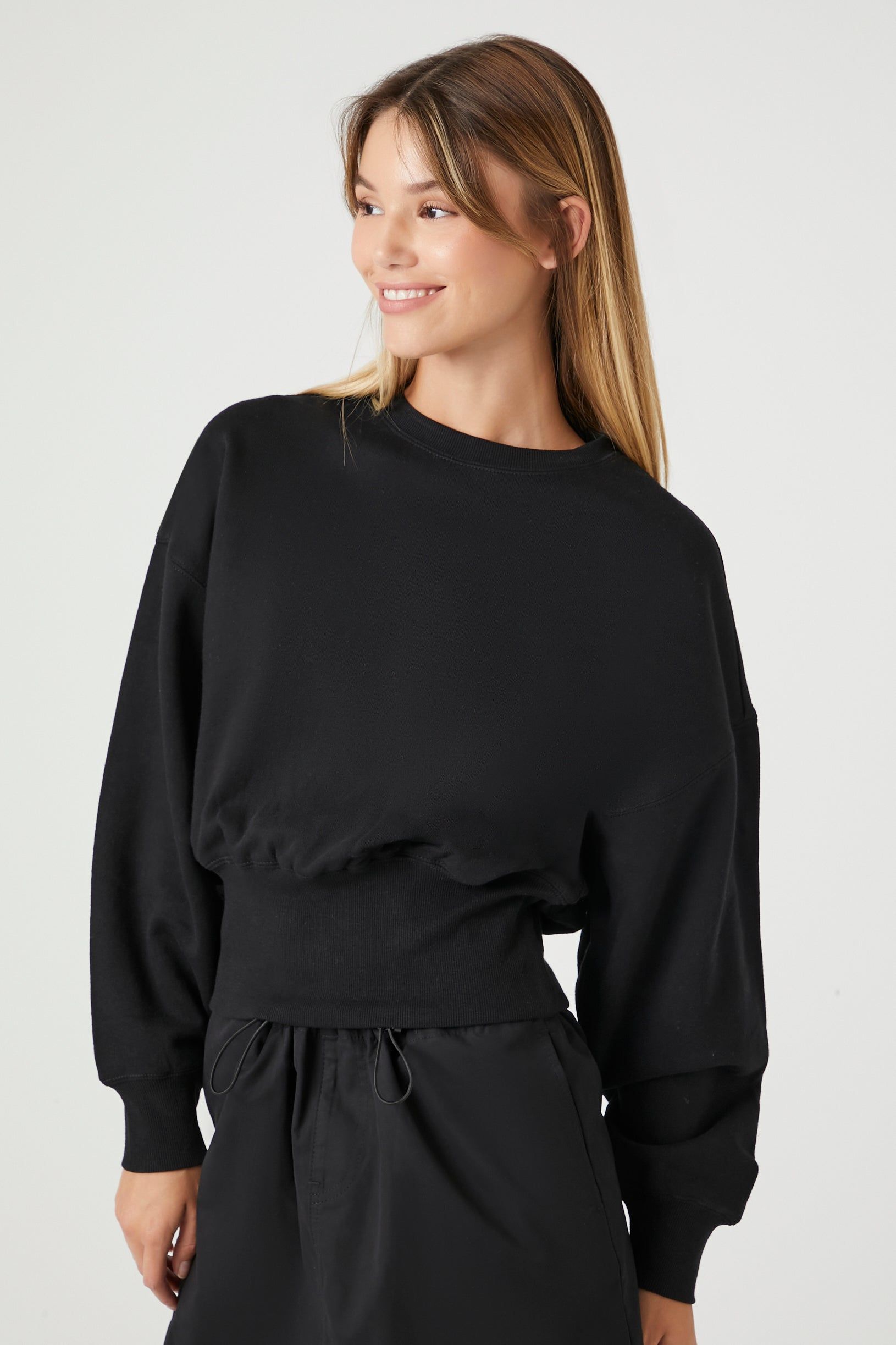 French Terry Long Sleeve Top sold by Urban Planet product image thumbnail 3