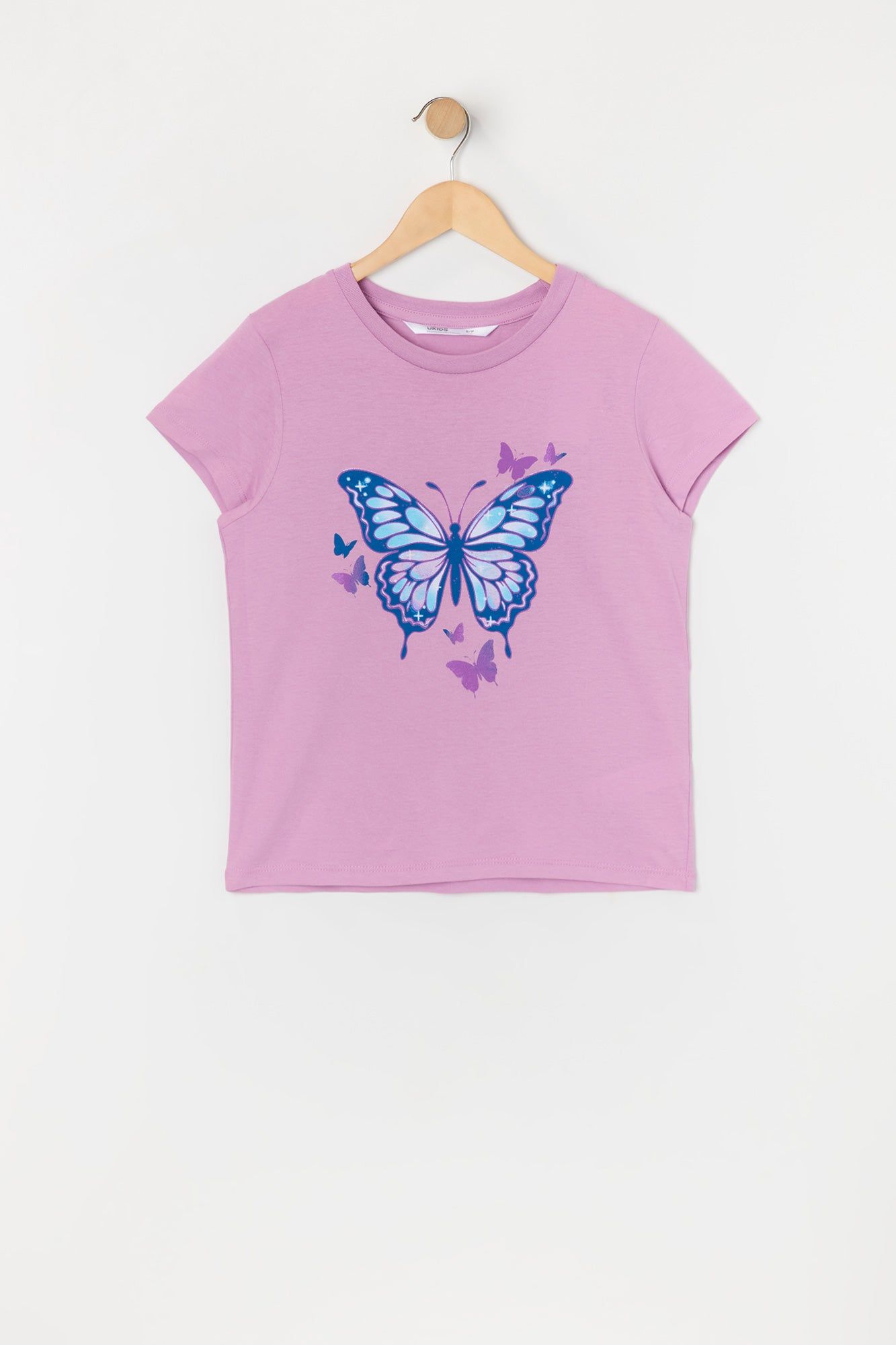 Girls Butterfly Graphic T-Shirt sold by Urban Planet
