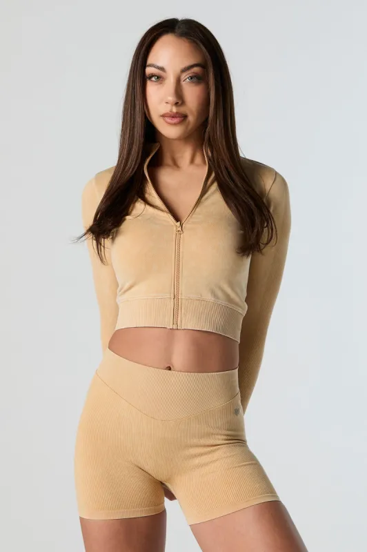 Short de cycliste côtelé sans couture sold by Urban Planet