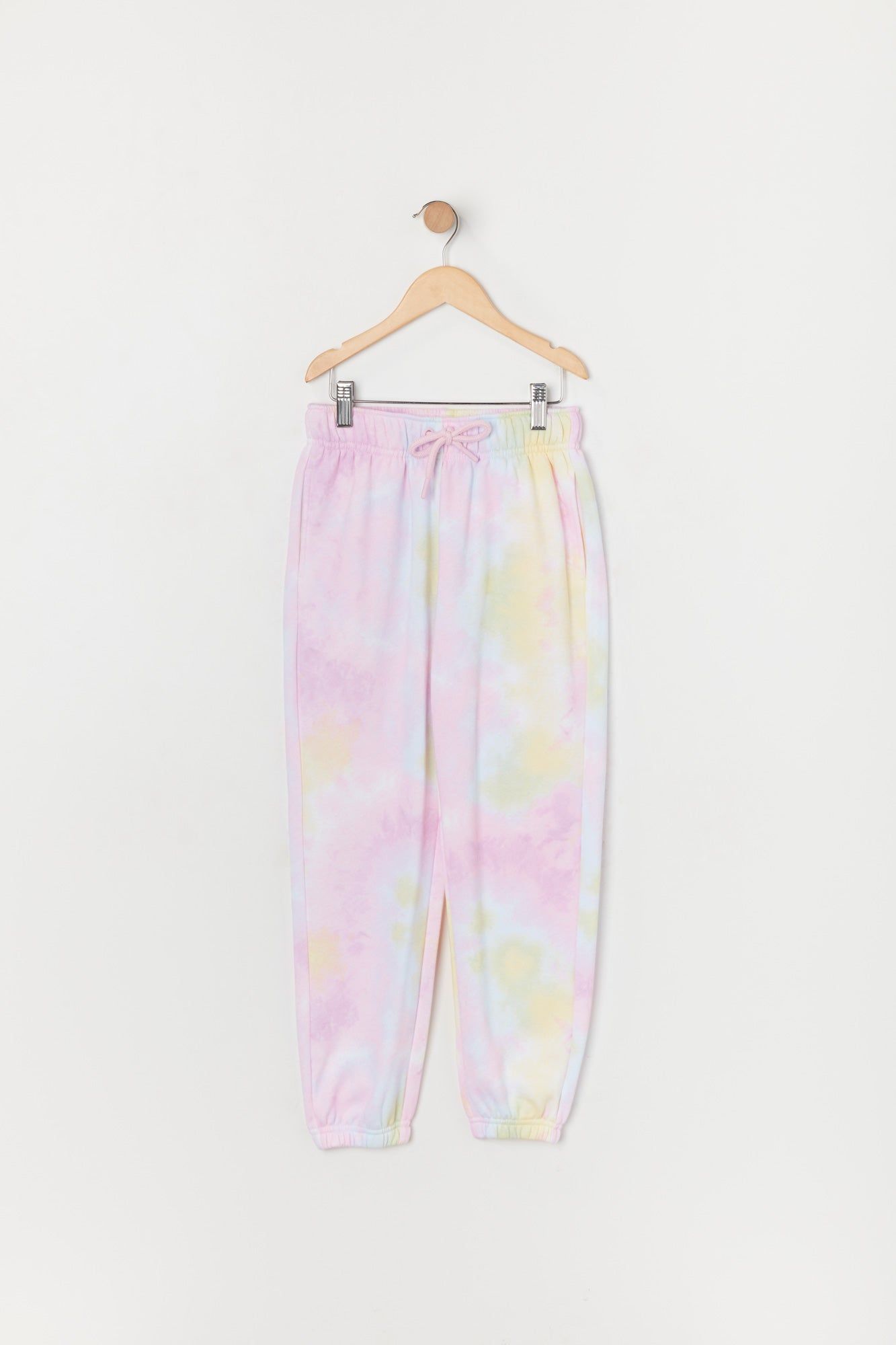 Girls Tie Dye Print Fleece Jogger sold by Urban Planet