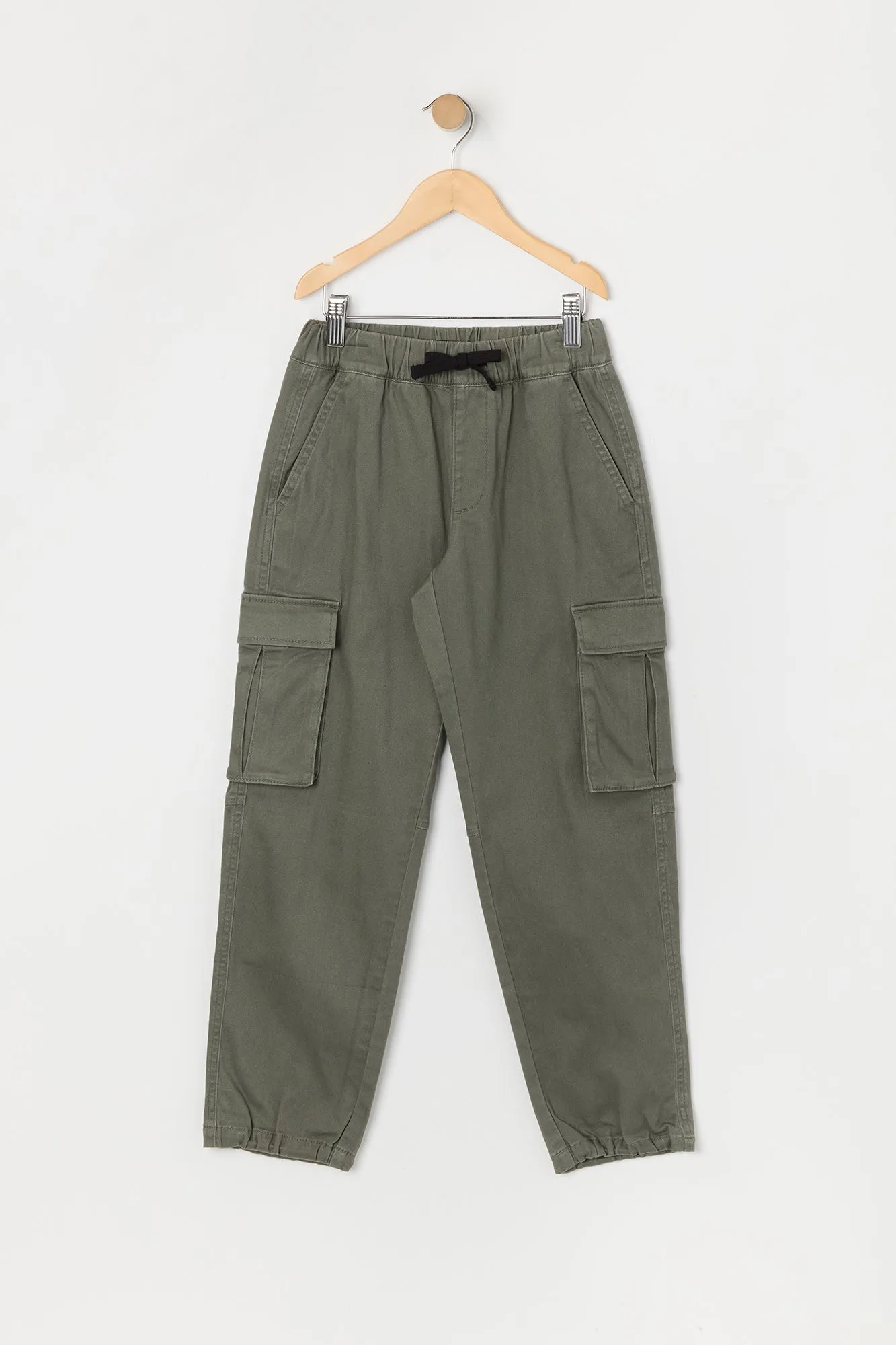 Jogger cargo en sergé pour garçon sold by Urban Planet