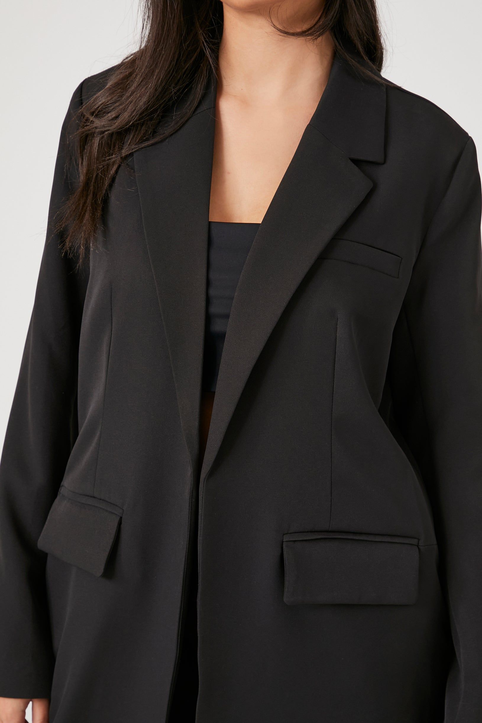 Open Front Longline Blazer sold by Urban Planet product image thumbnail 5